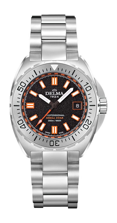 Delma Shell Star 41 Quartz Black