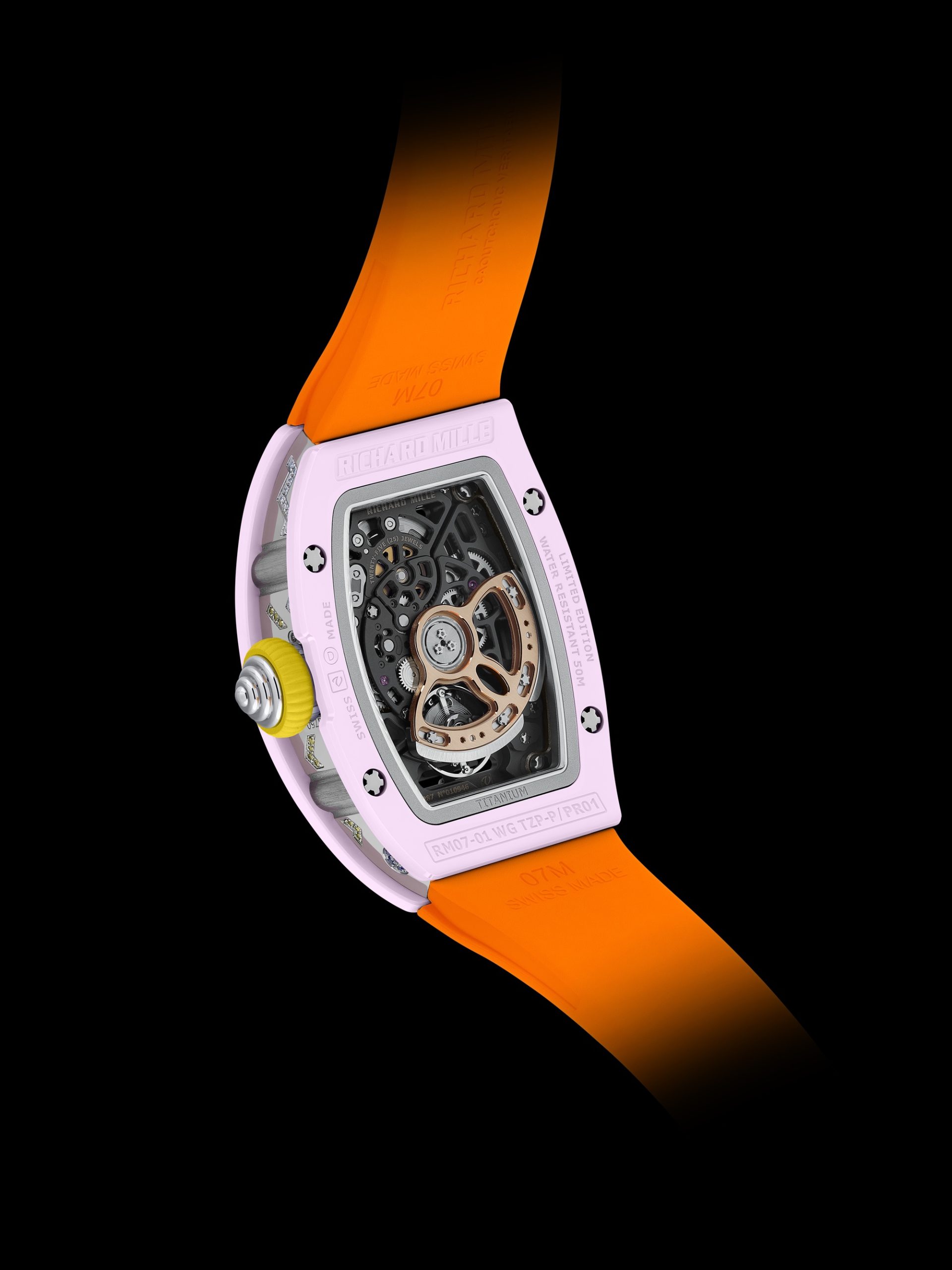 Richard Mille RM 07-01 Automatic Winding Coloured Ceramics Blush Pink