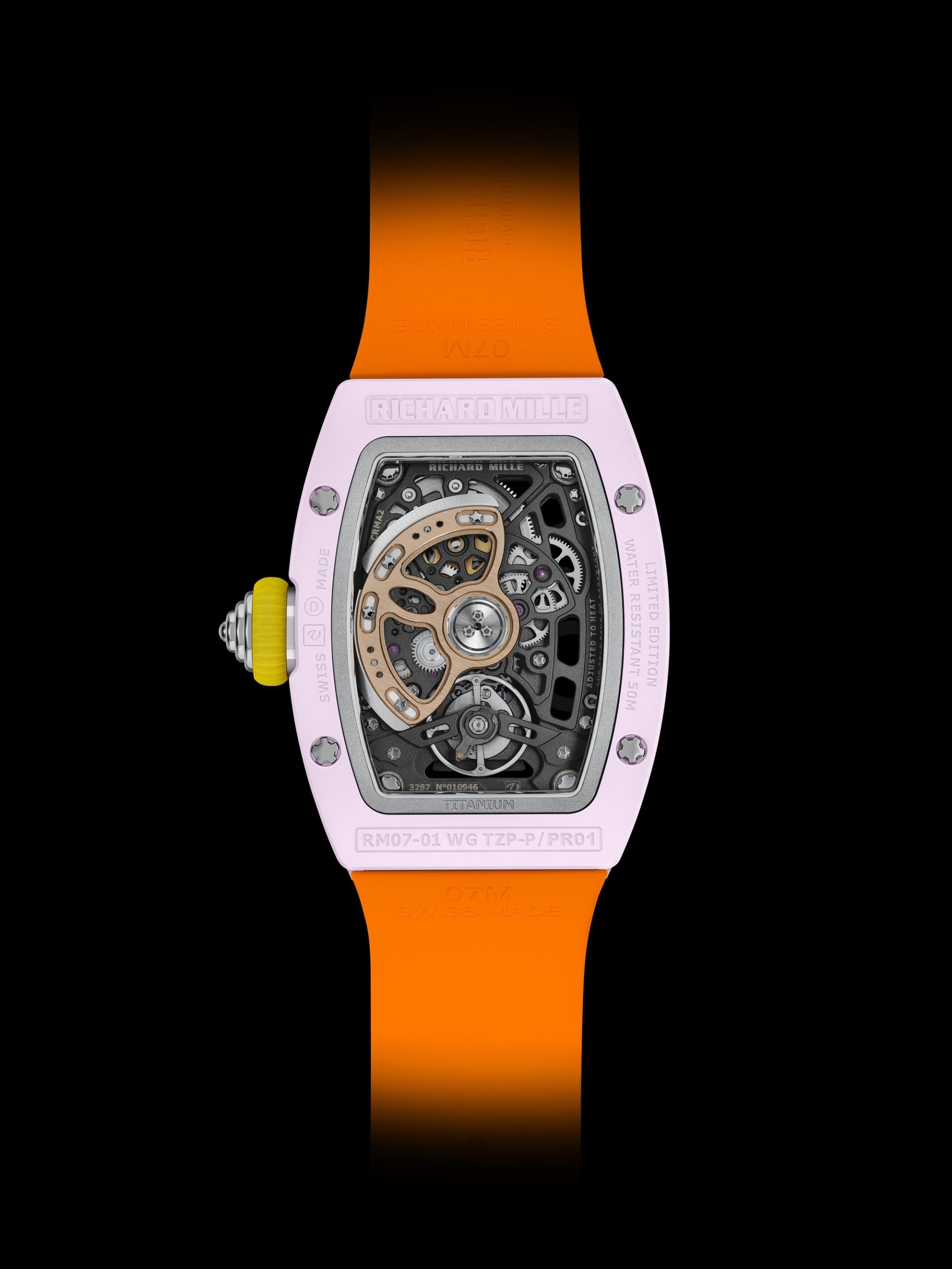 Richard Mille RM 07-01 Automatic Winding Coloured Ceramics Blush Pink