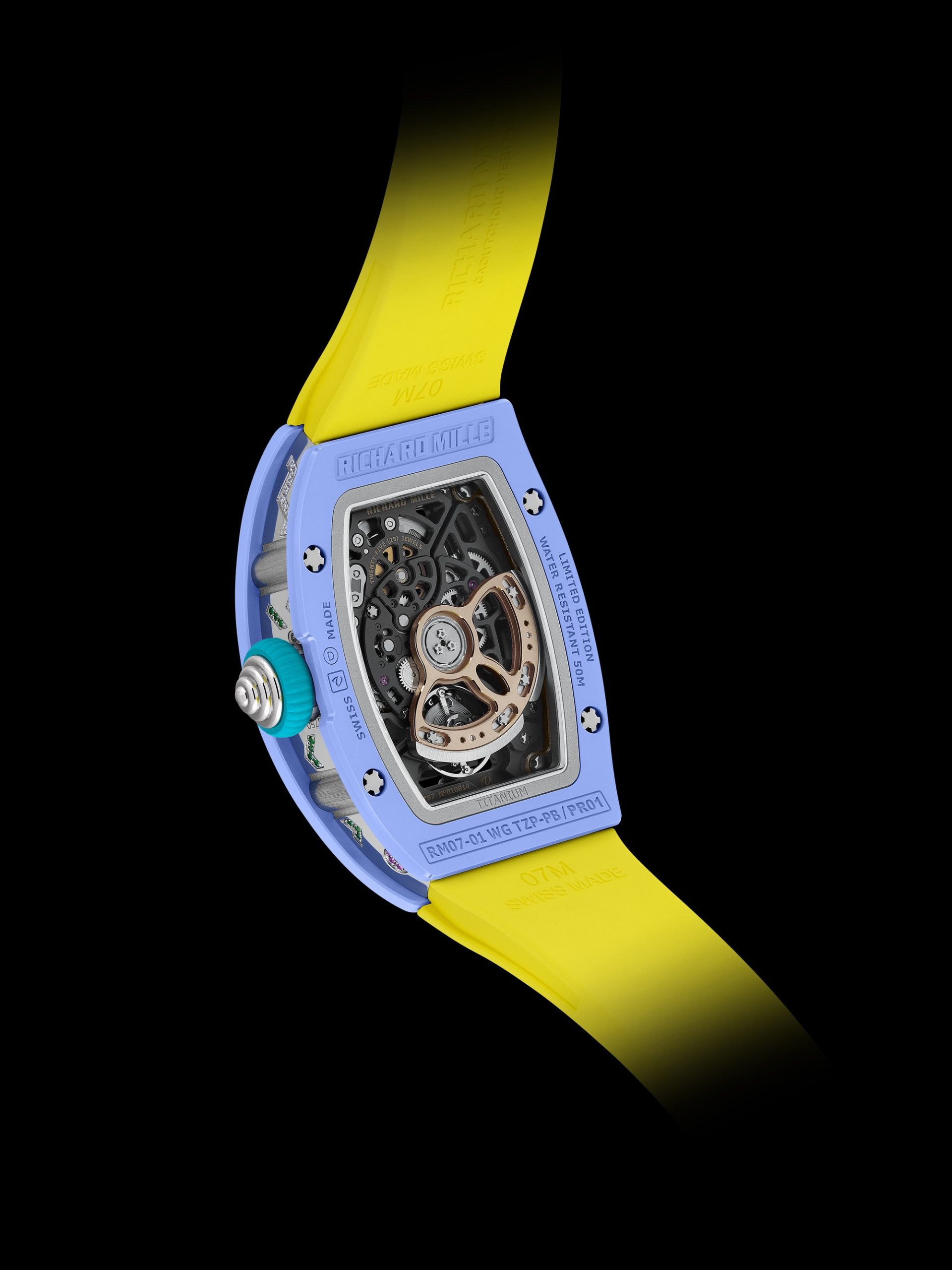 Richard Mille RM 07-01 Automatic Winding Coloured Ceramics Powder Blue