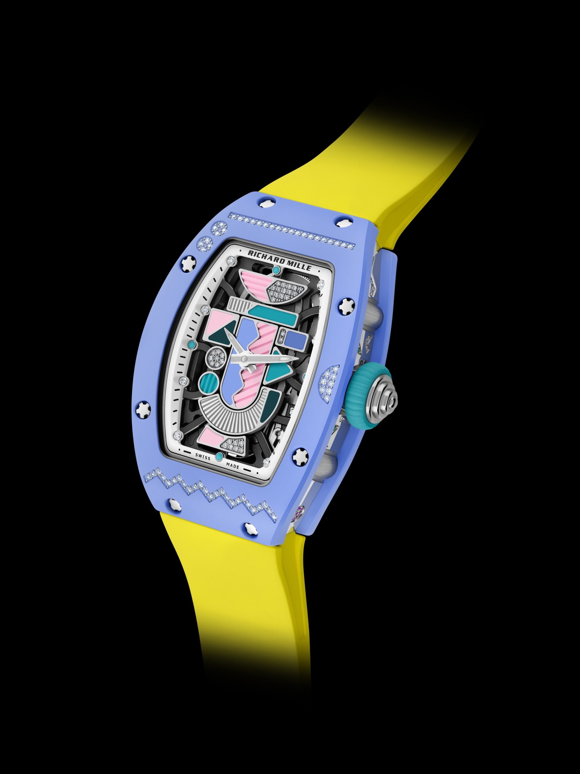 Richard Mille RM 07-01 Automatic Winding Coloured Ceramics Powder Blue