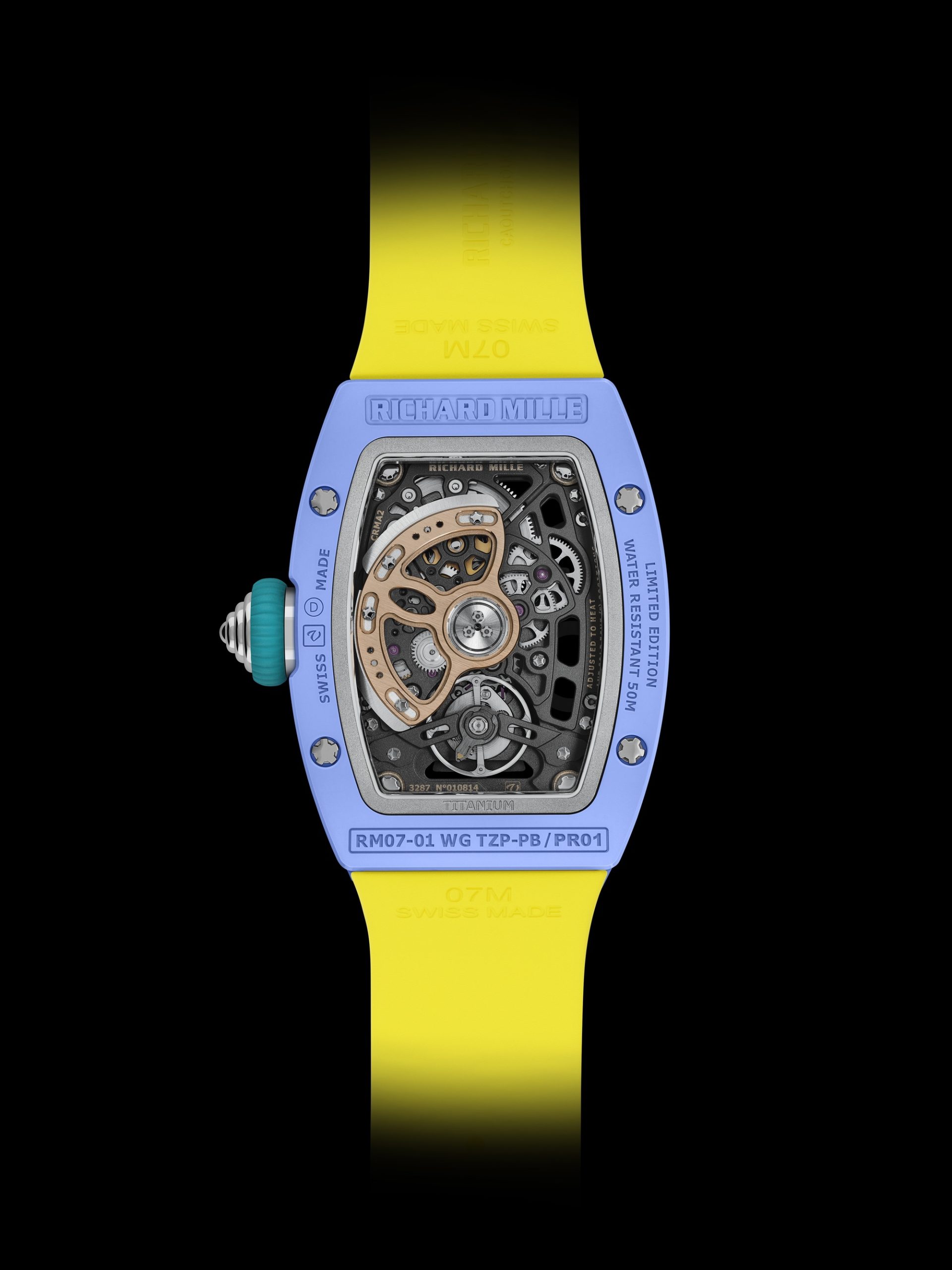 Richard Mille RM 07-01 Automatic Winding Coloured Ceramics Powder Blue