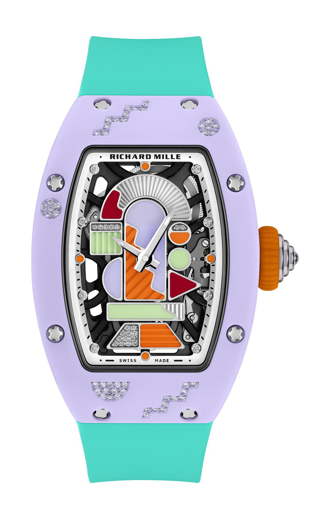Richard Mille RM 07-01 Automatic Winding Coloured Ceramics Lavender Pink