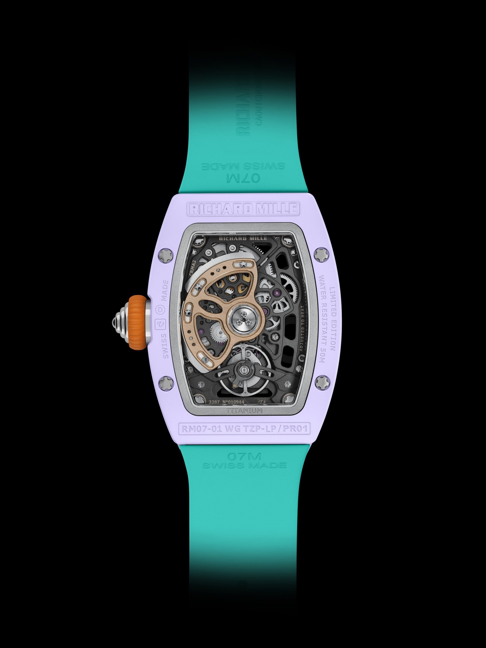 Richard Mille RM 07-01 Automatic Winding Coloured Ceramics Lavender Pink