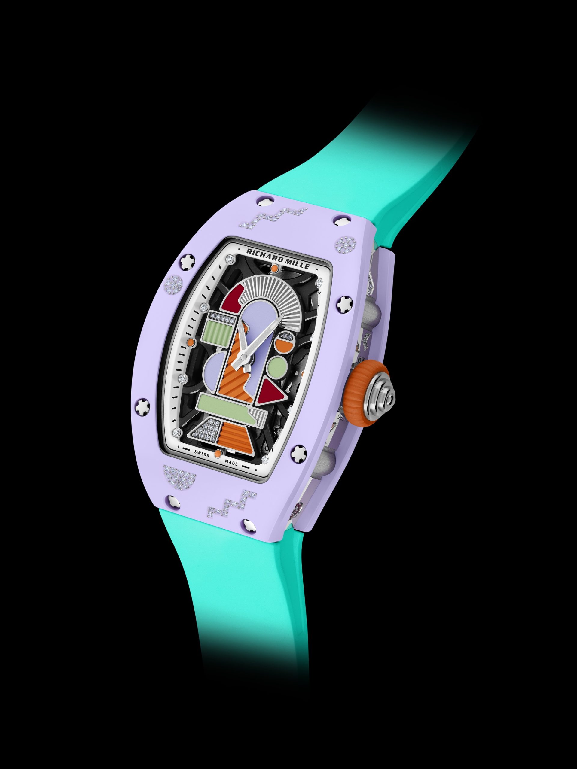 Richard Mille RM 07-01 Automatic Winding Coloured Ceramics Lavender Pink