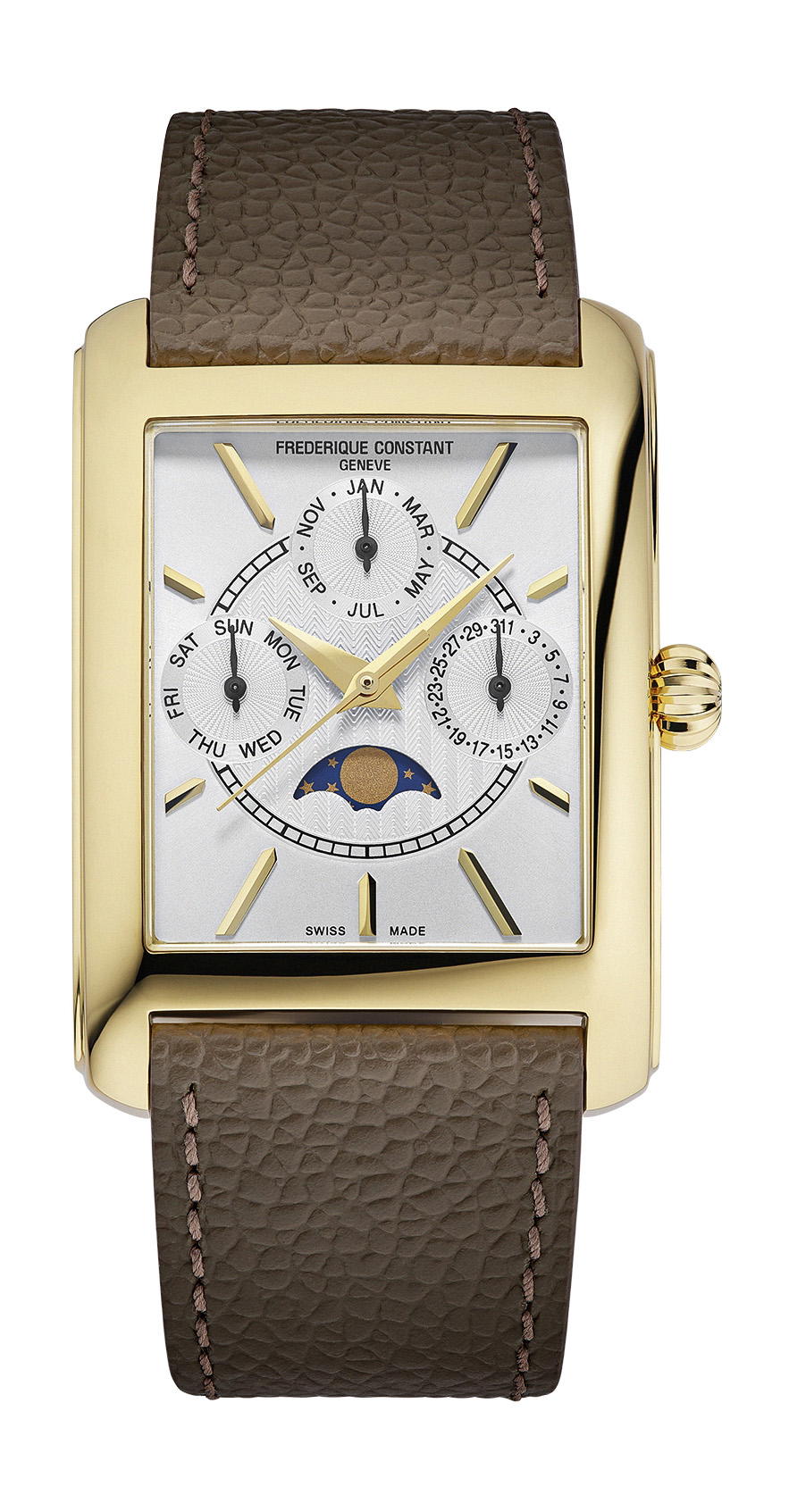 Frederique Constant Classics Carrée Calendar Moonphase