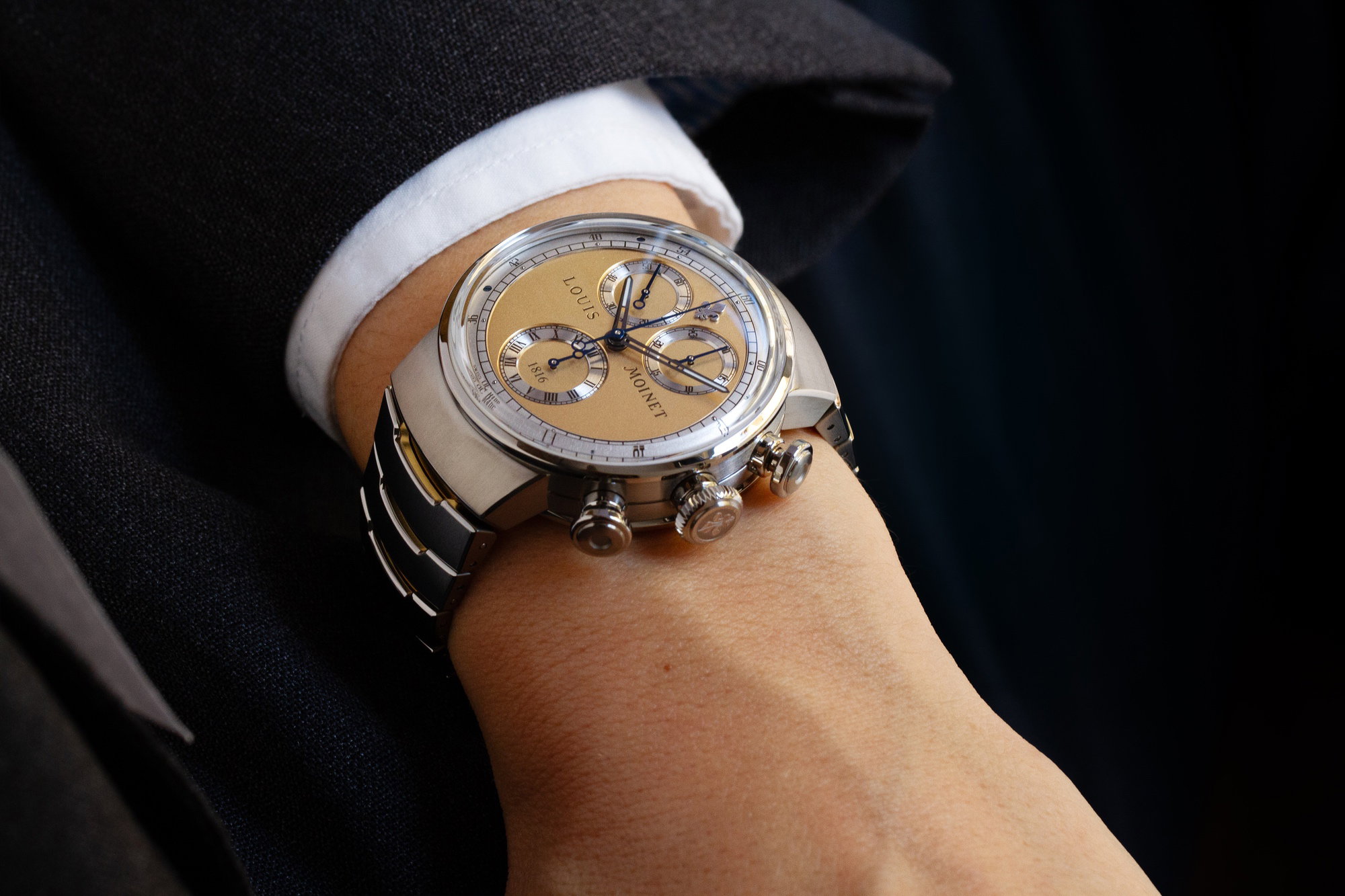 Louis Moinet 1816 Chronograph Champagne