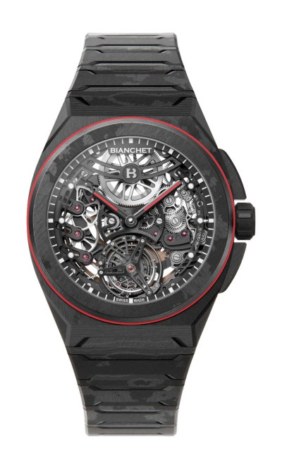 Bianchet Rotondo Ultrafino Carbon Skeleton Red