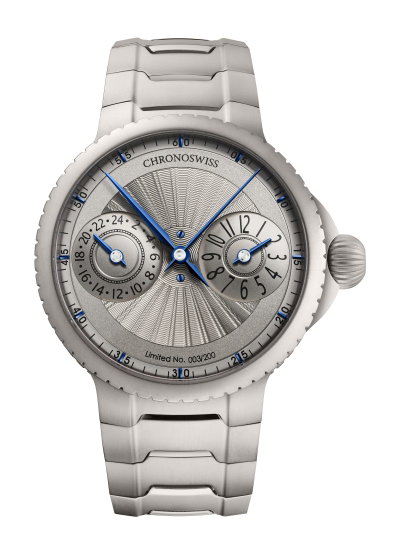 Chronoswiss Pulse GMT Silver Guilloche