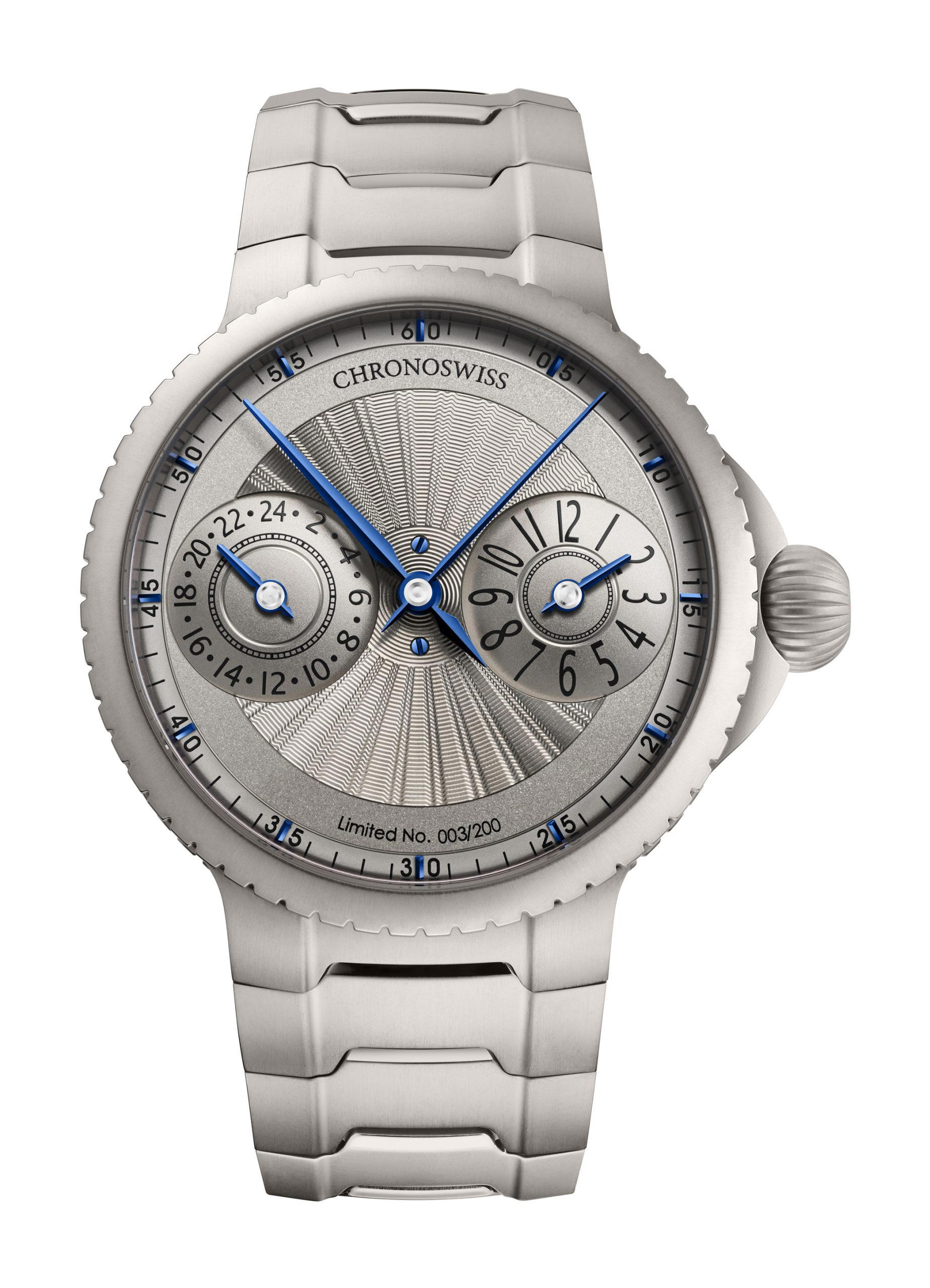 Chronoswiss Pulse GMT Silver Guilloche