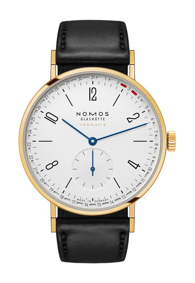 Nomos Glashütte Tangente gold neomatik 38 Update