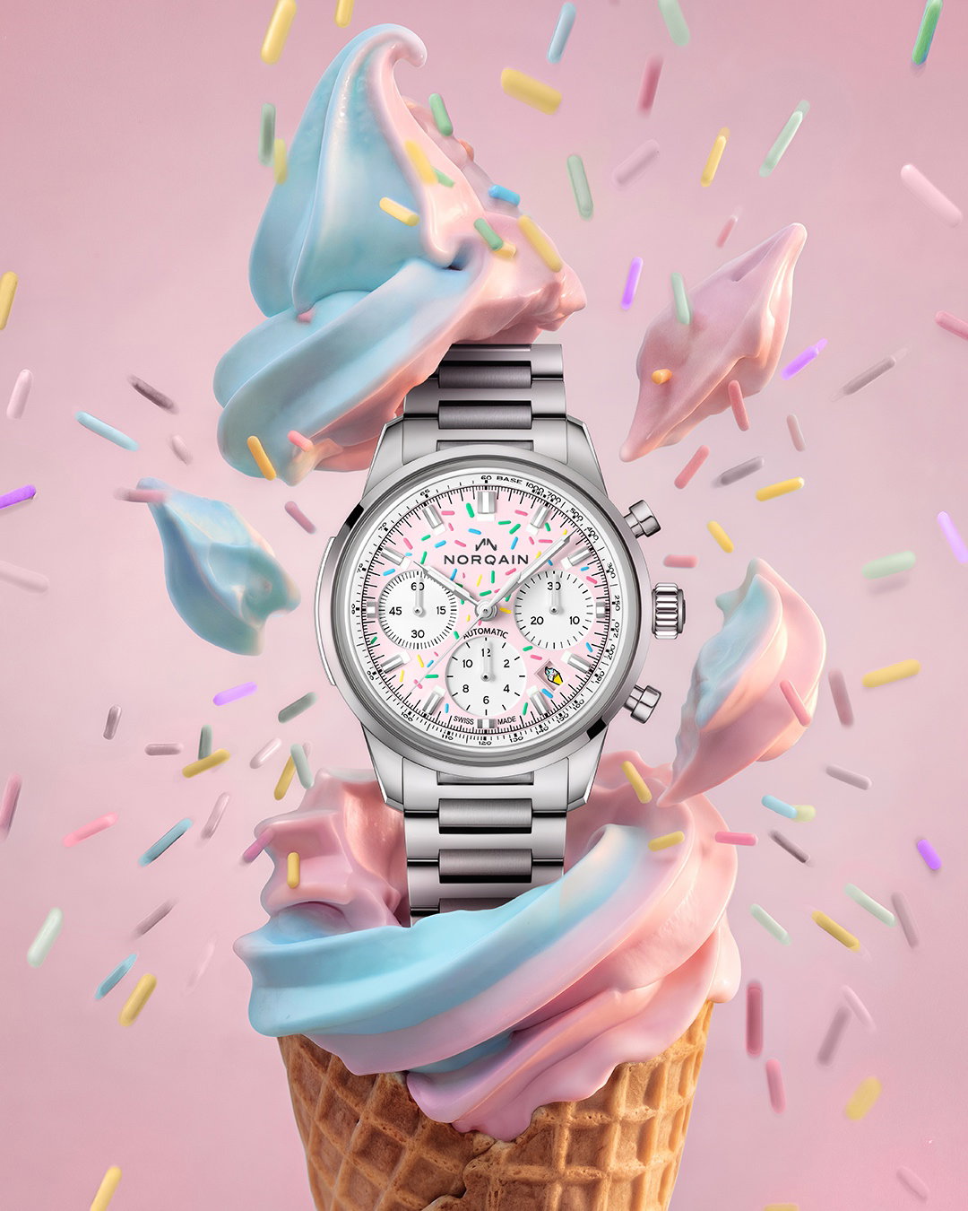 NORQAIN Freedom Chrono Enjoy Life “Sprinkles” Strawberry – The
