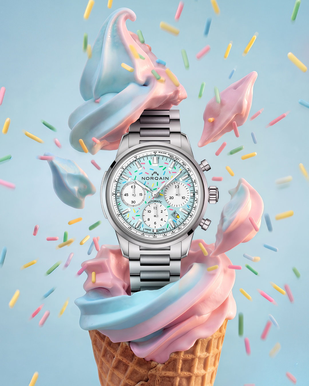 NORQAIN Freedom Chrono Enjoy Life “Sprinkles” Blue Raspberry – The