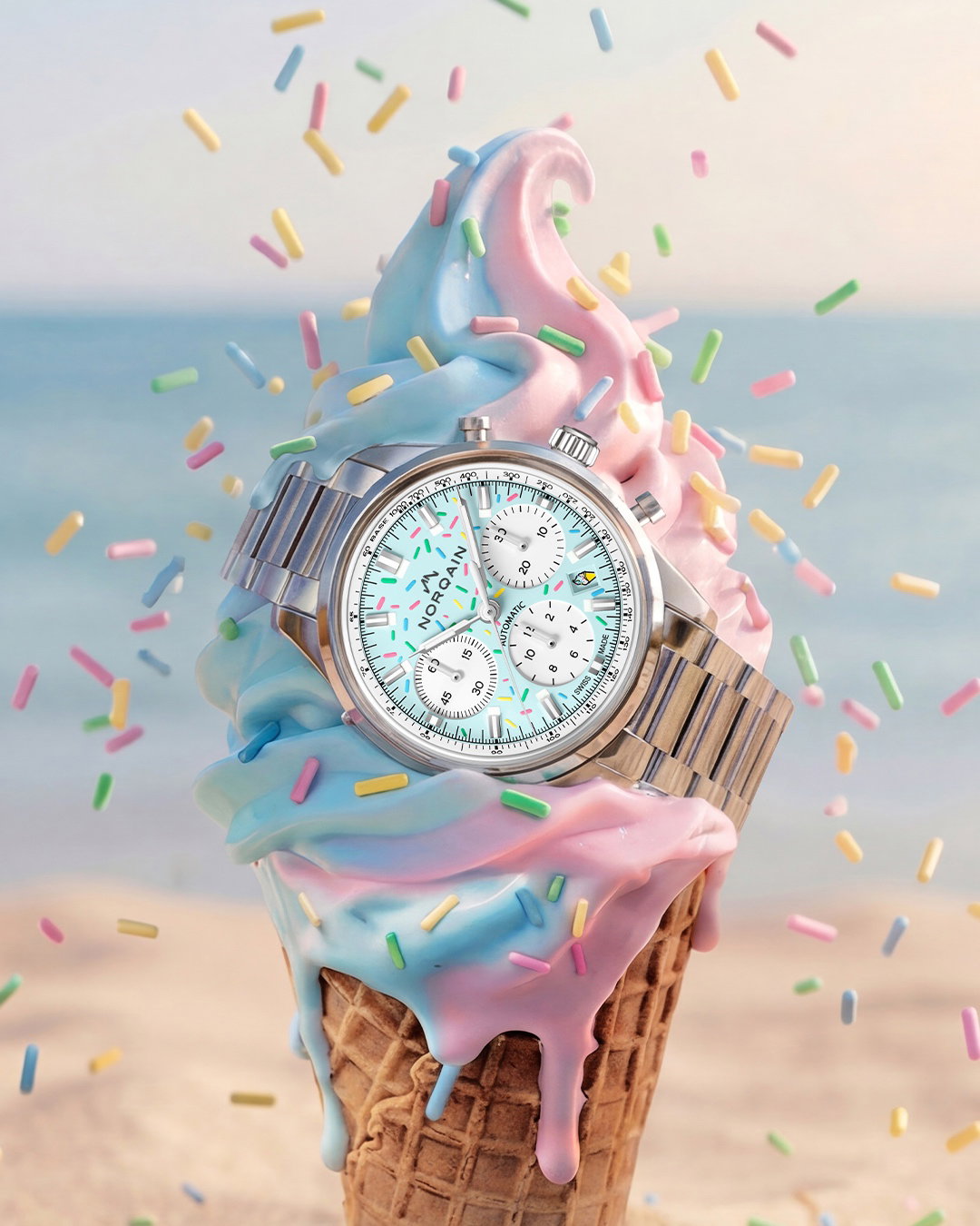 NORQAIN Freedom Chrono Enjoy Life “Sprinkles” Blue Raspberry – The