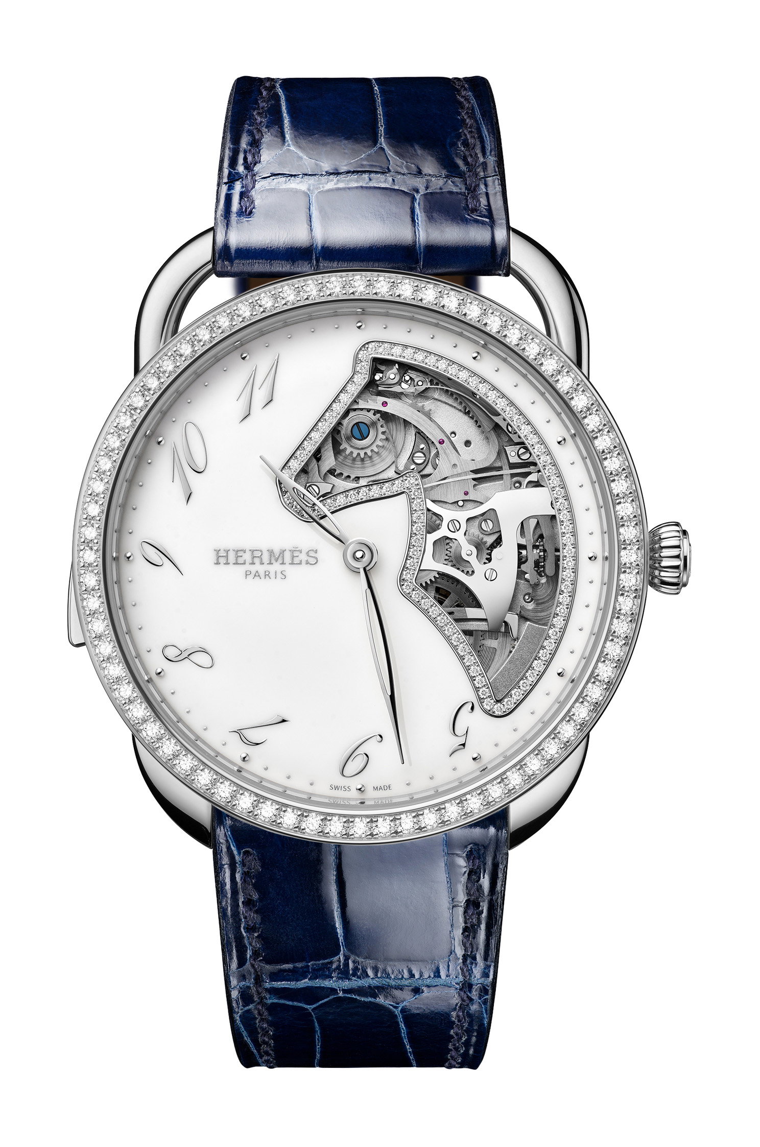 エルメス　HERMES シャベル Hermès Arceau Samarcande White Minute Repeater – The Watch Pages