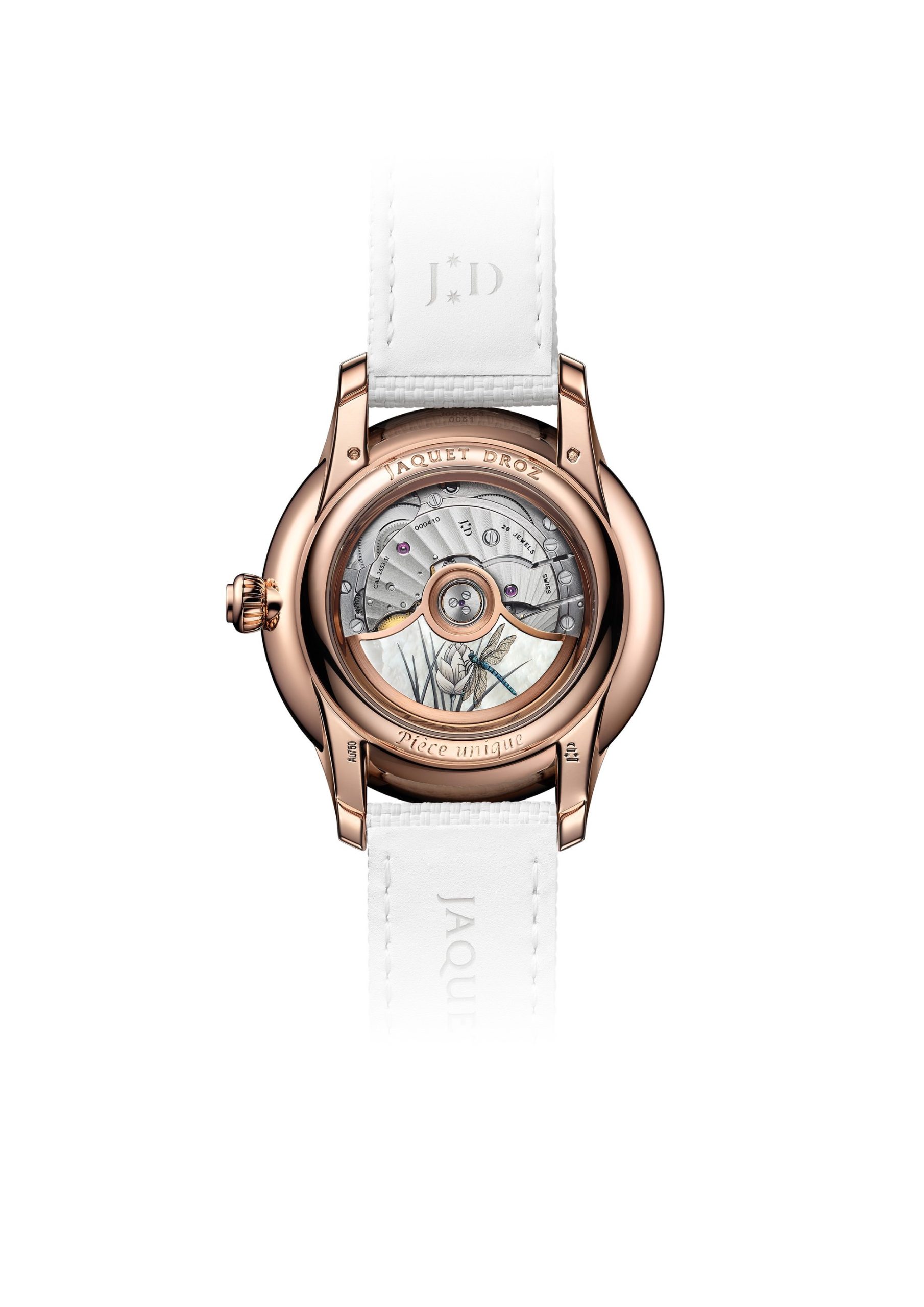Jaquet Droz Petite Heure Minute Red Gold Japanese Garden