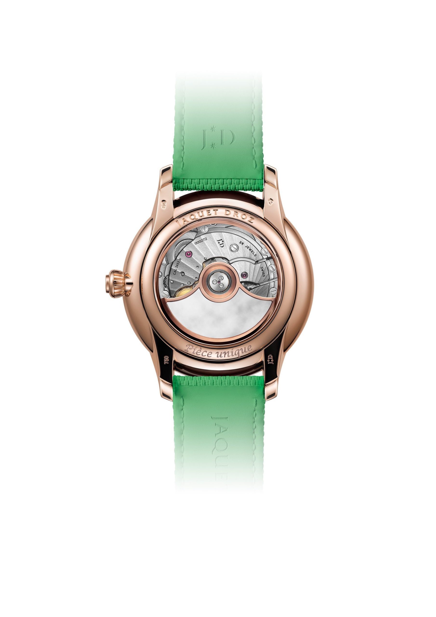 Jaquet Droz Petite Heure Minute Red Gold Joyful Birds Great Wall