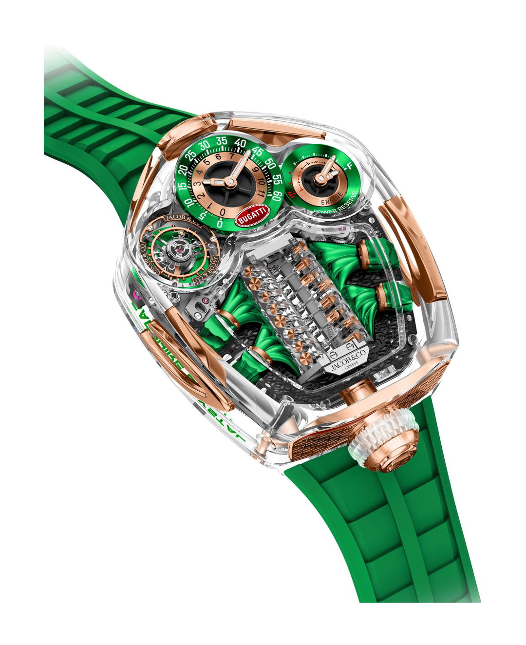 Introducing the Jacob Co Bugatti Tourbillon Sapphire Crystal