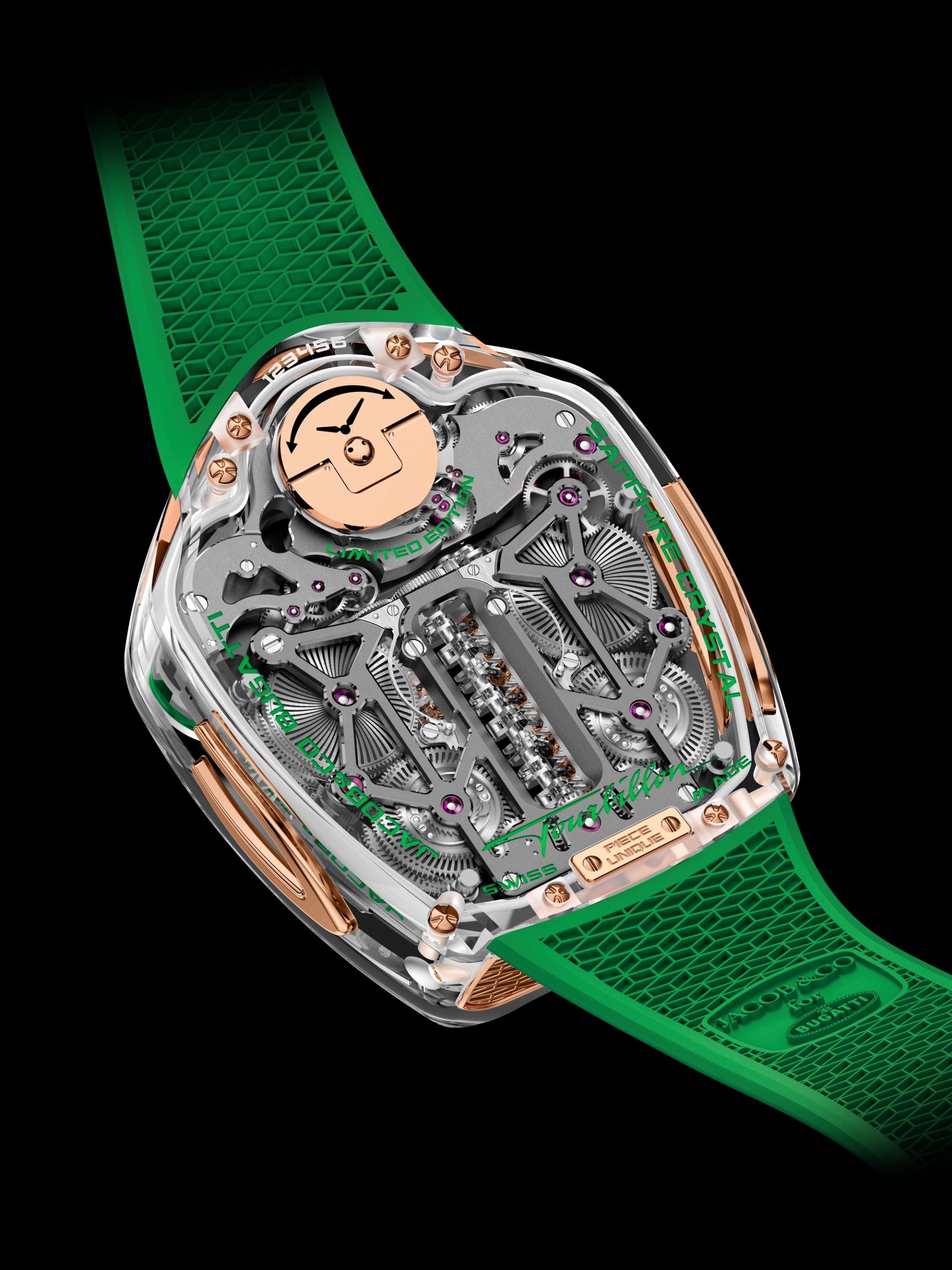 Jacob &amp; Co Bugatti Tourbillon Sapphire Crystal