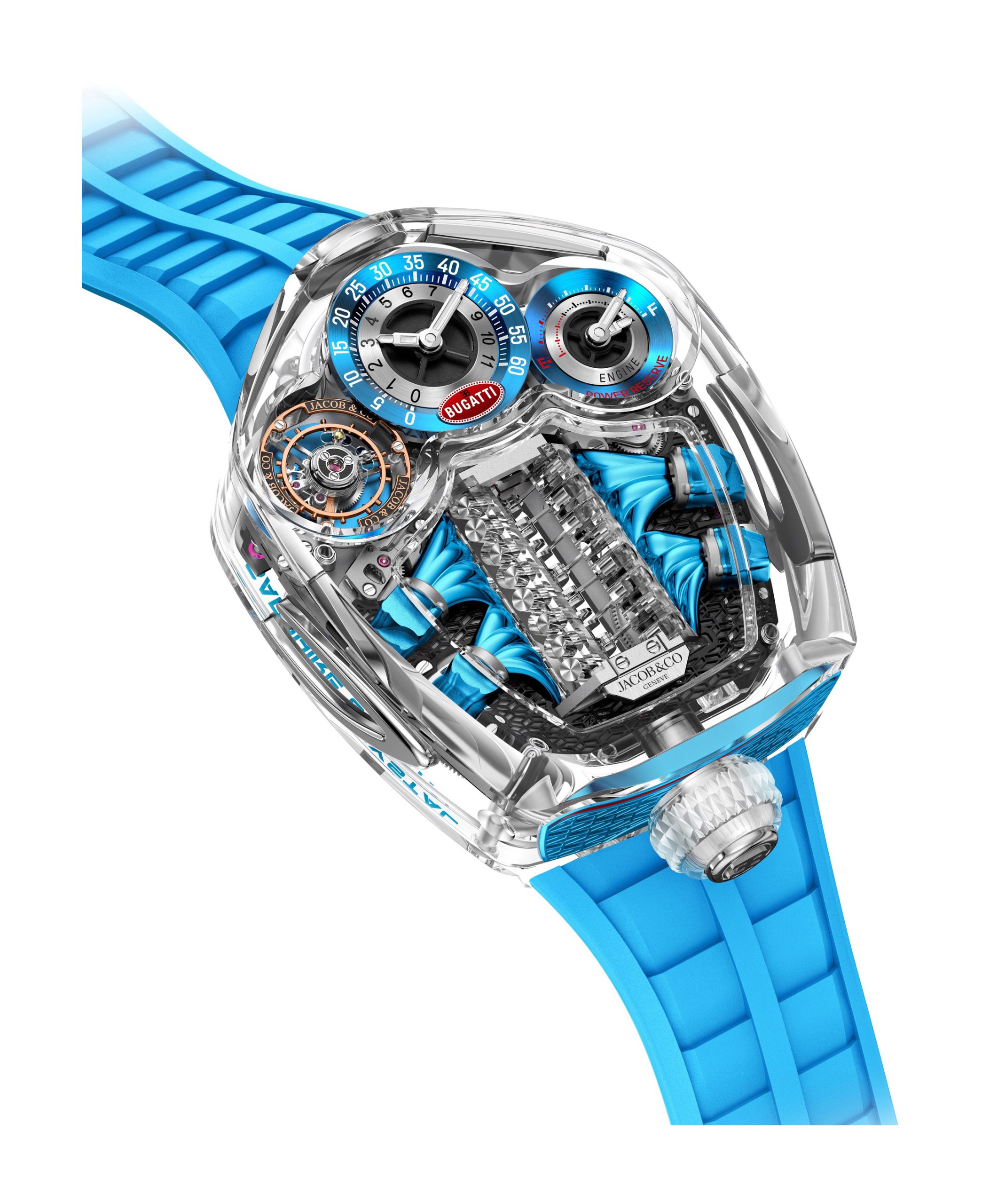 Jacob &amp; Co Bugatti Tourbillon Sapphire Crystal