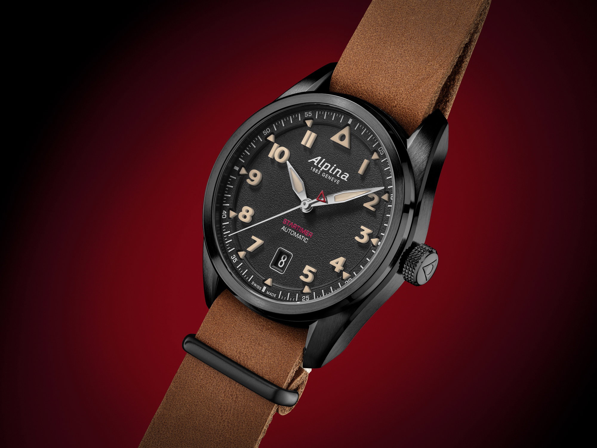 Alpina Startimer Pilot Automatic Black