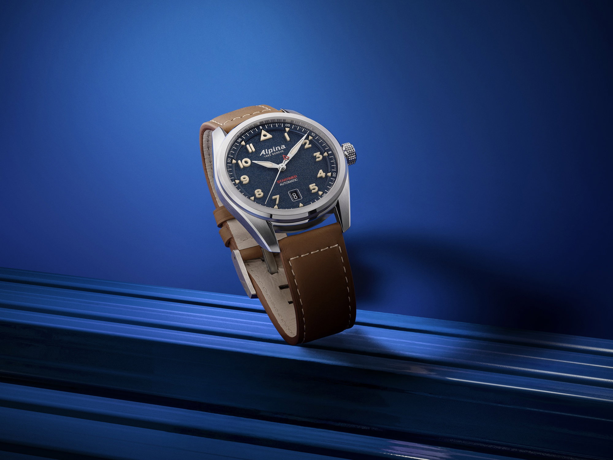 Alpina Startimer Pilot Automatic Blue