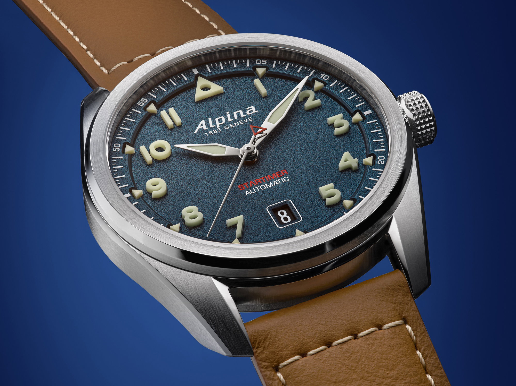 Alpina Startimer Pilot Automatic Blue