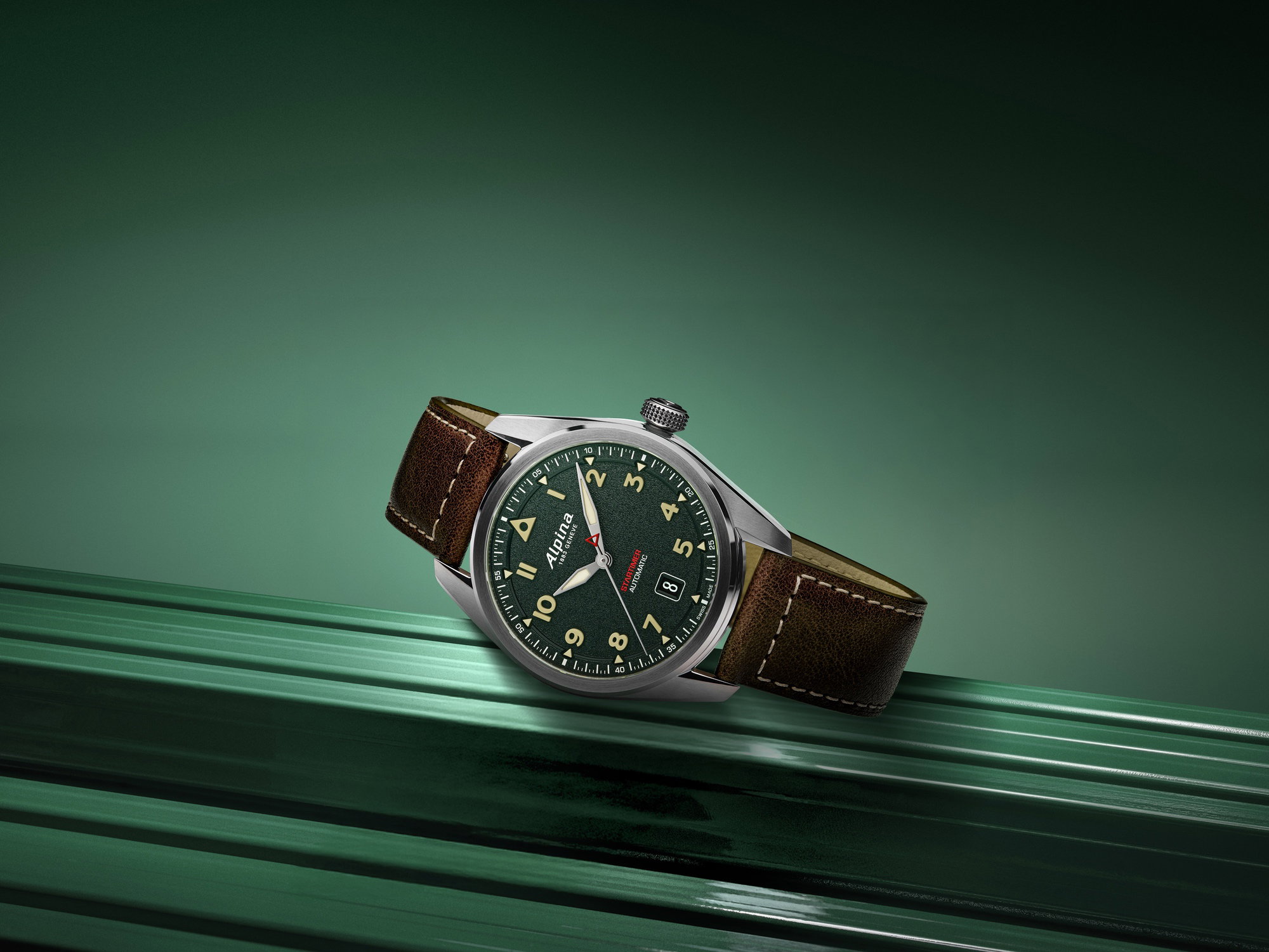 Alpina Startimer Pilot Automatic Green
