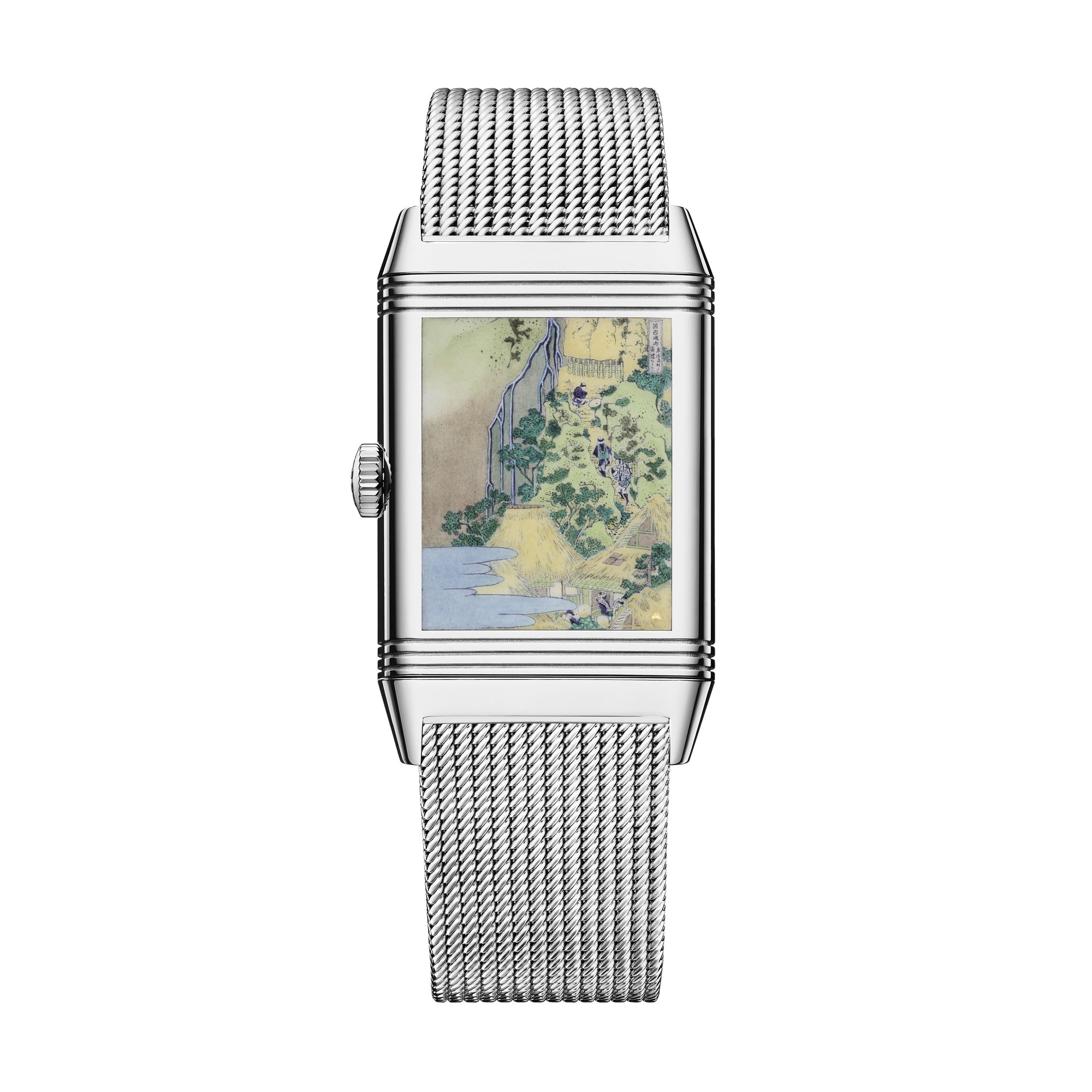 Jaeger-LeCoultre Reverso Tribute Enamel Hokusai Waterfalls Series Kiyotaki Kannon Waterfall at Sakanoshita on the Tōkaidō