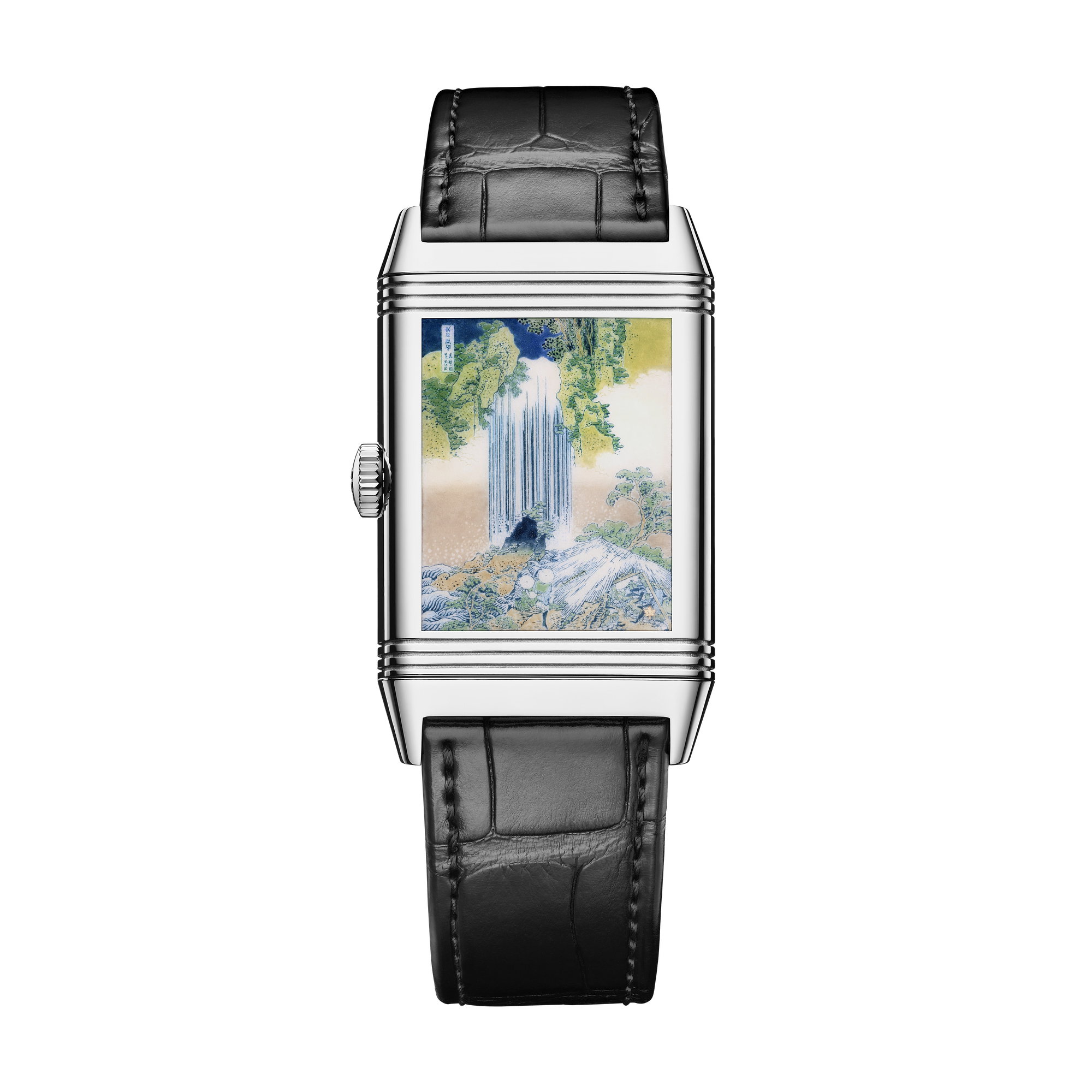 Jaeger-LeCoultre Reverso Tribute Enamel Hokusai Waterfalls Series Yōrō Waterfall in Mino Province