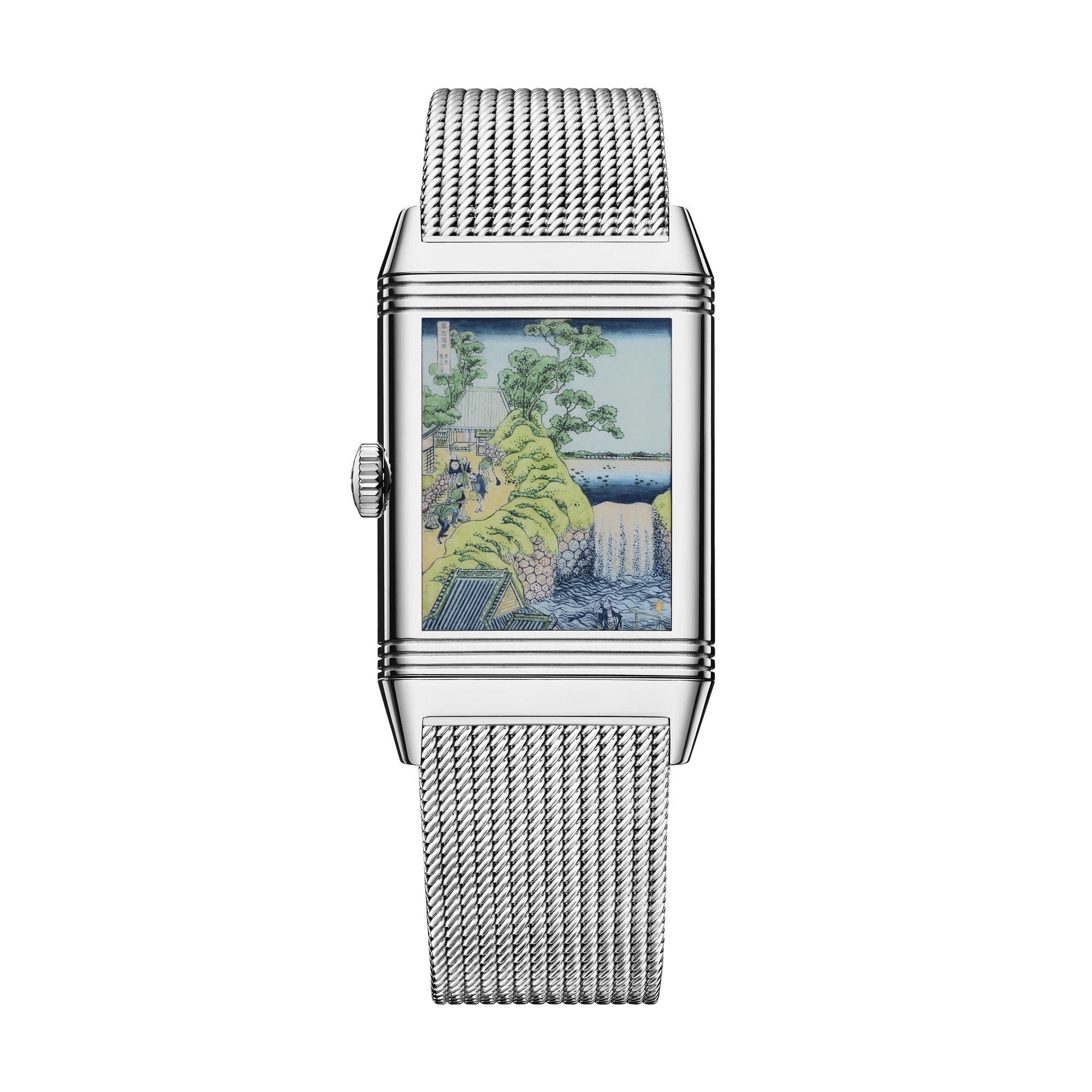 Jaeger-LeCoultre Reverso Tribute Enamel Hokusai Waterfalls Series
