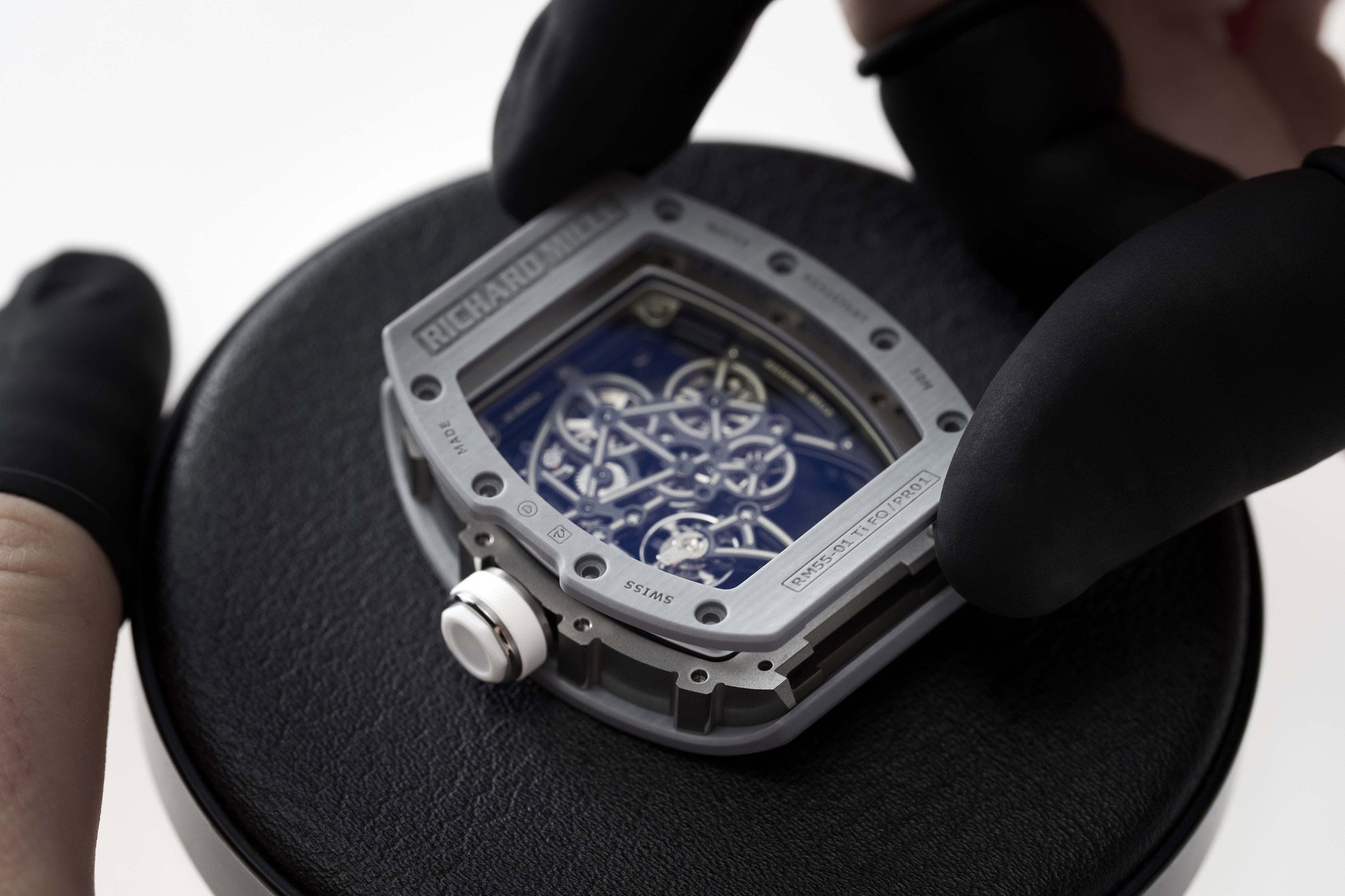 Richard Mille RM 55-01 Grey Quartz TPT® – The Watch Pages