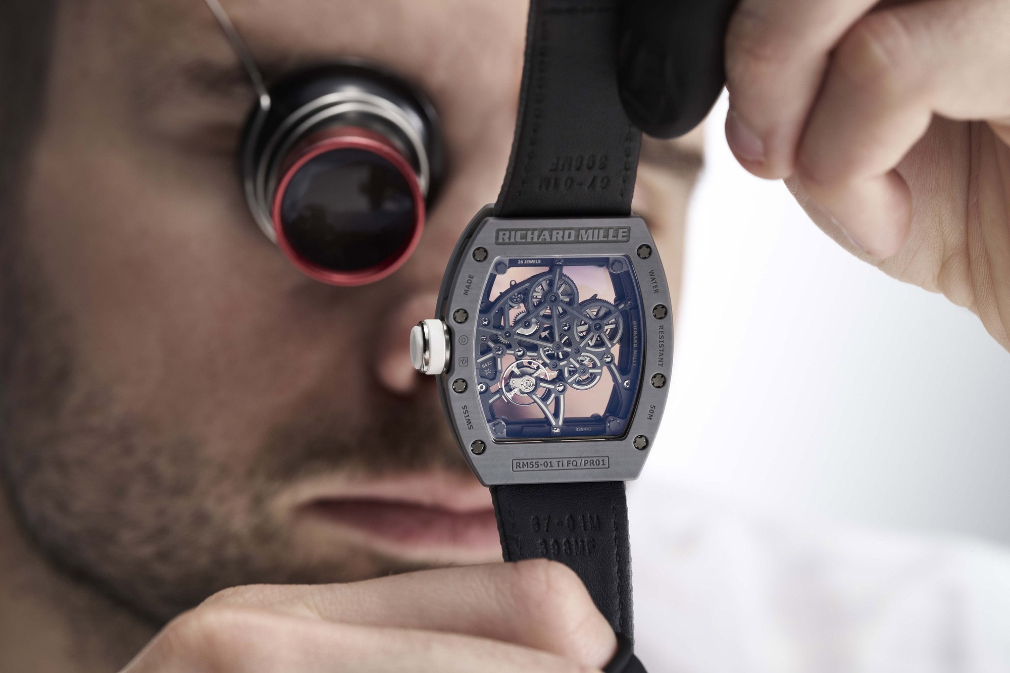Richard Mille RM 55-01 Grey Quartz TPT® – The Watch Pages