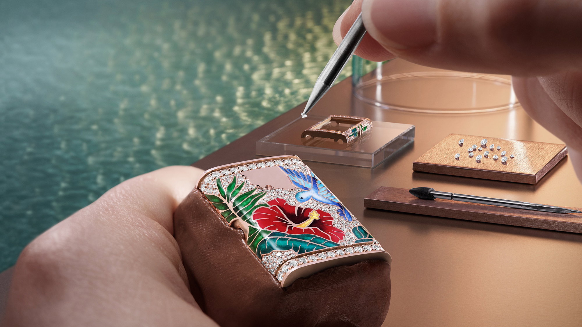 Jaeger-LeCoultre Reverso One Hibiscus Rosa