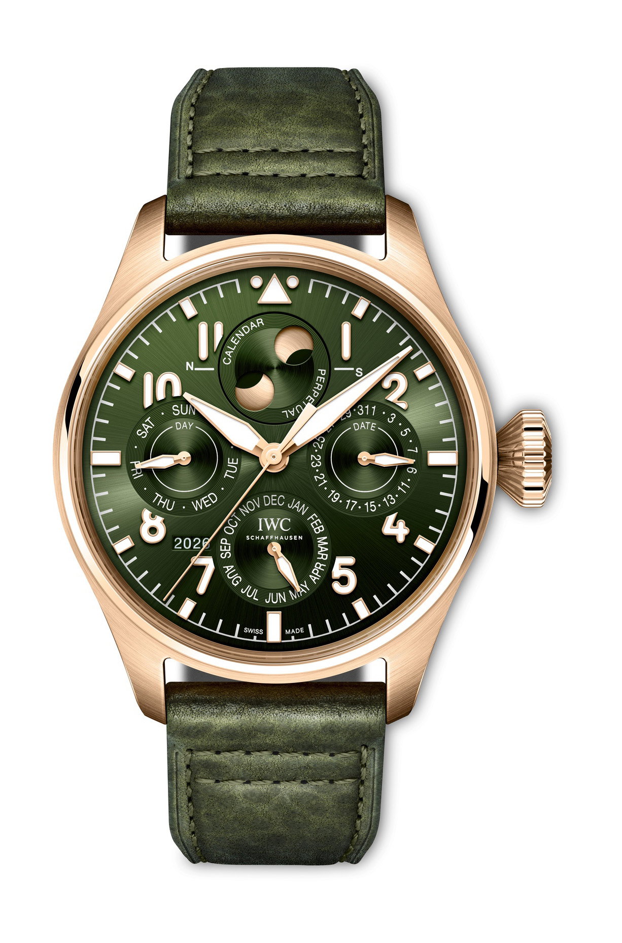 IWC Schaffhausen Big Pilot's Watch Perpetual Calendar Proset