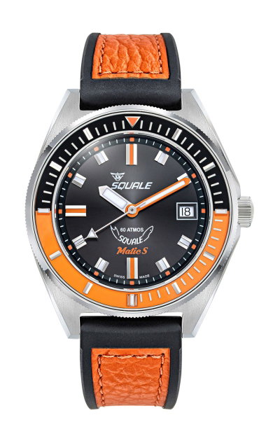 Squale Matic S Orange Hydroleather