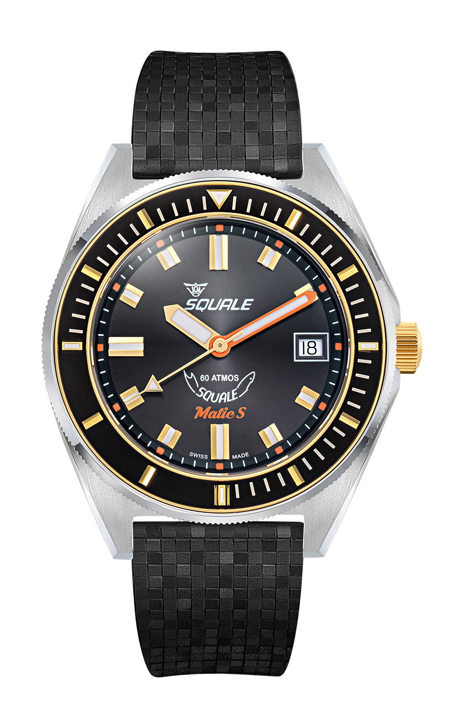 Squale Matic S Orange Hydroleather – The Watch Pages