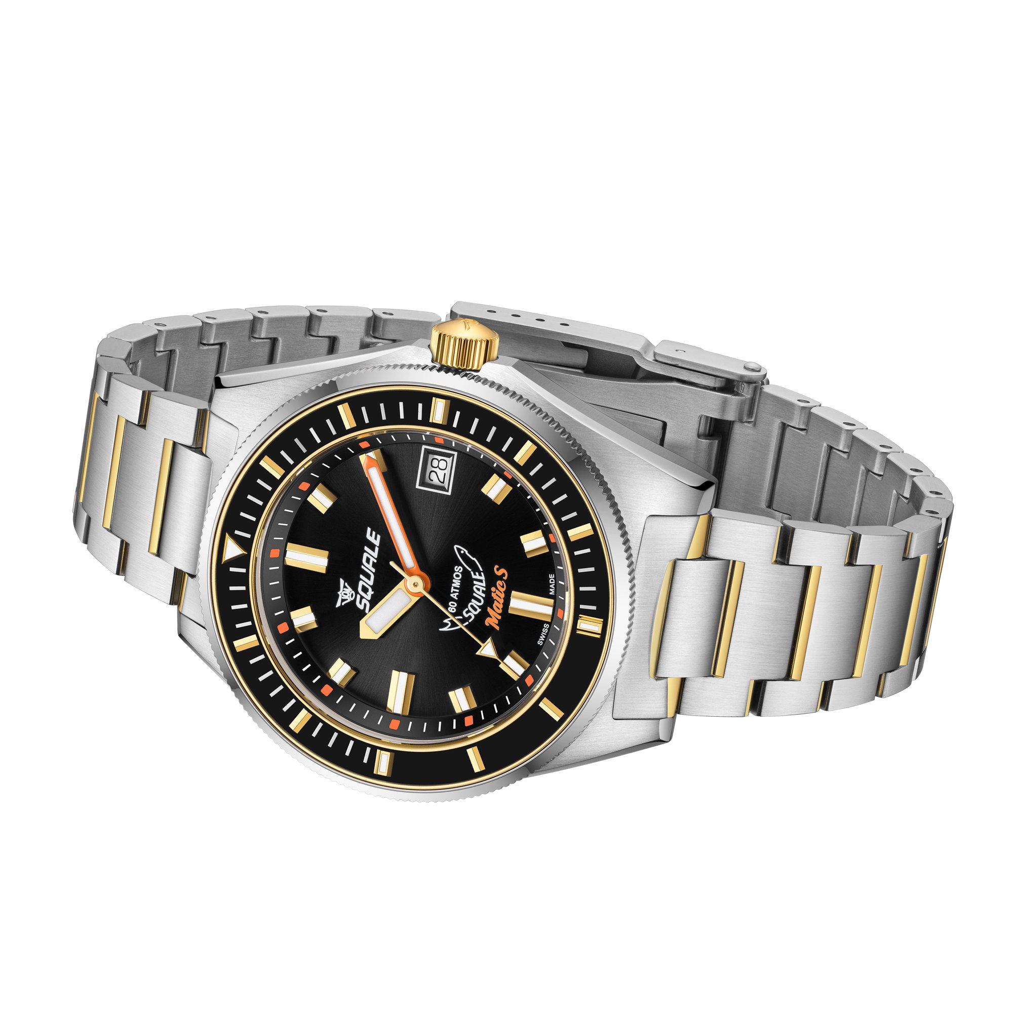 Squale Matic S Two-Tone Bracelet