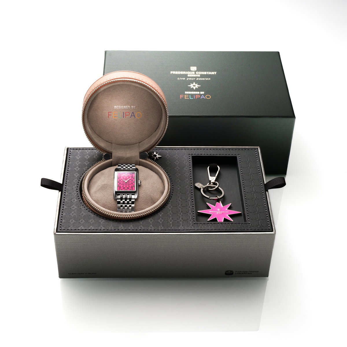 Frédérique Constant Classics Carrée Ladies by Felipao Blush Edition