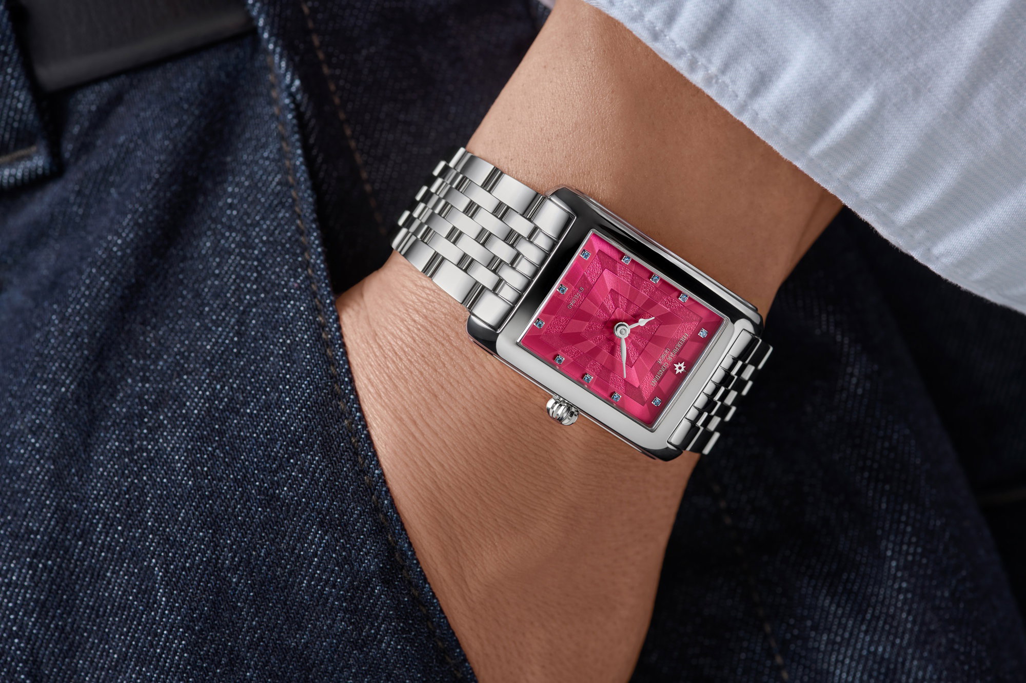 Frédérique Constant Classics Carrée Ladies by Felipao Blush Edition