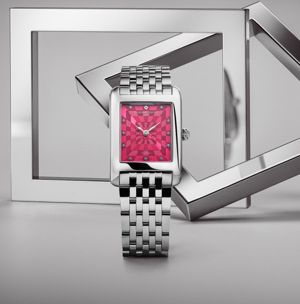 Frederique Constant Classics Carrée Ladies by Felipao Blush Edition