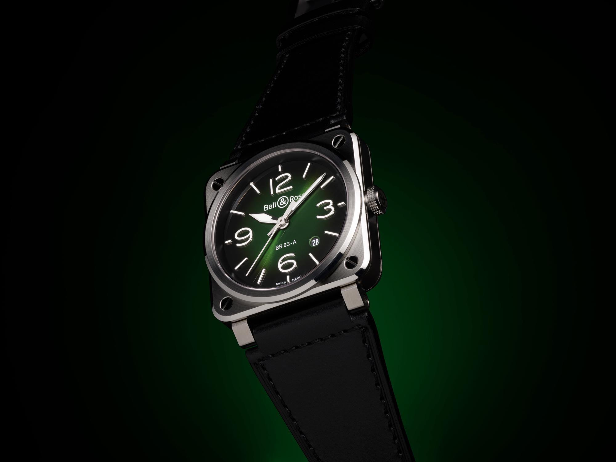 Bell &amp; Ross BR-03 Green Steel