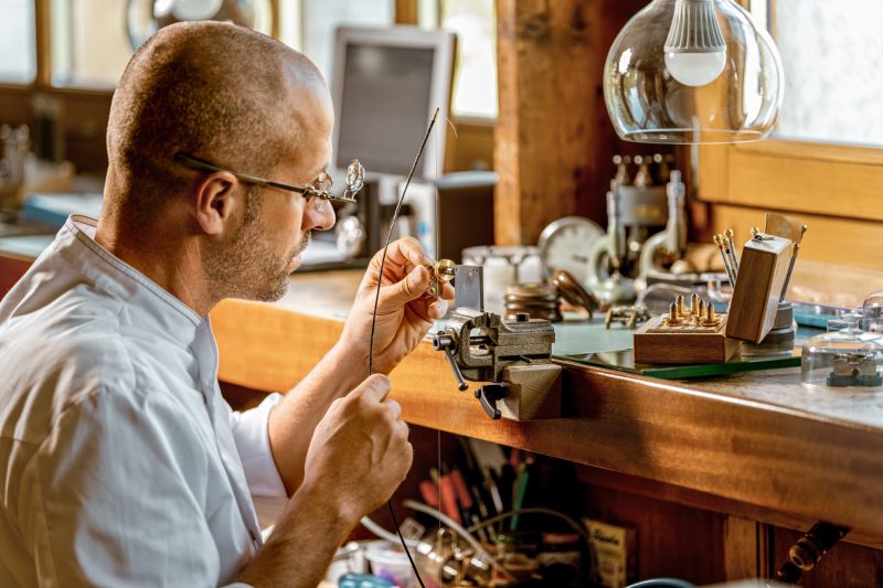 David Candaux's atelier in Le Solliat