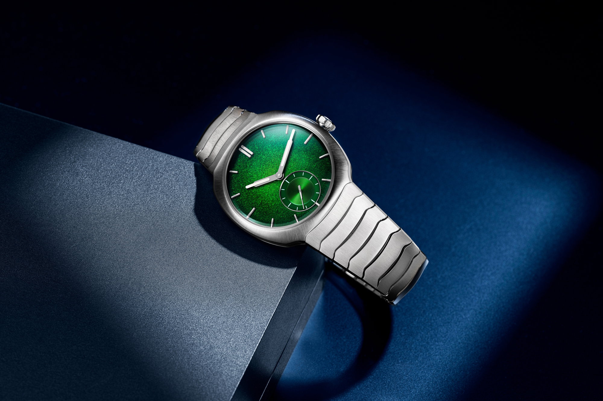 H. Moser & Cie Streamliner Small Seconds Green Enamel Boutique Edition