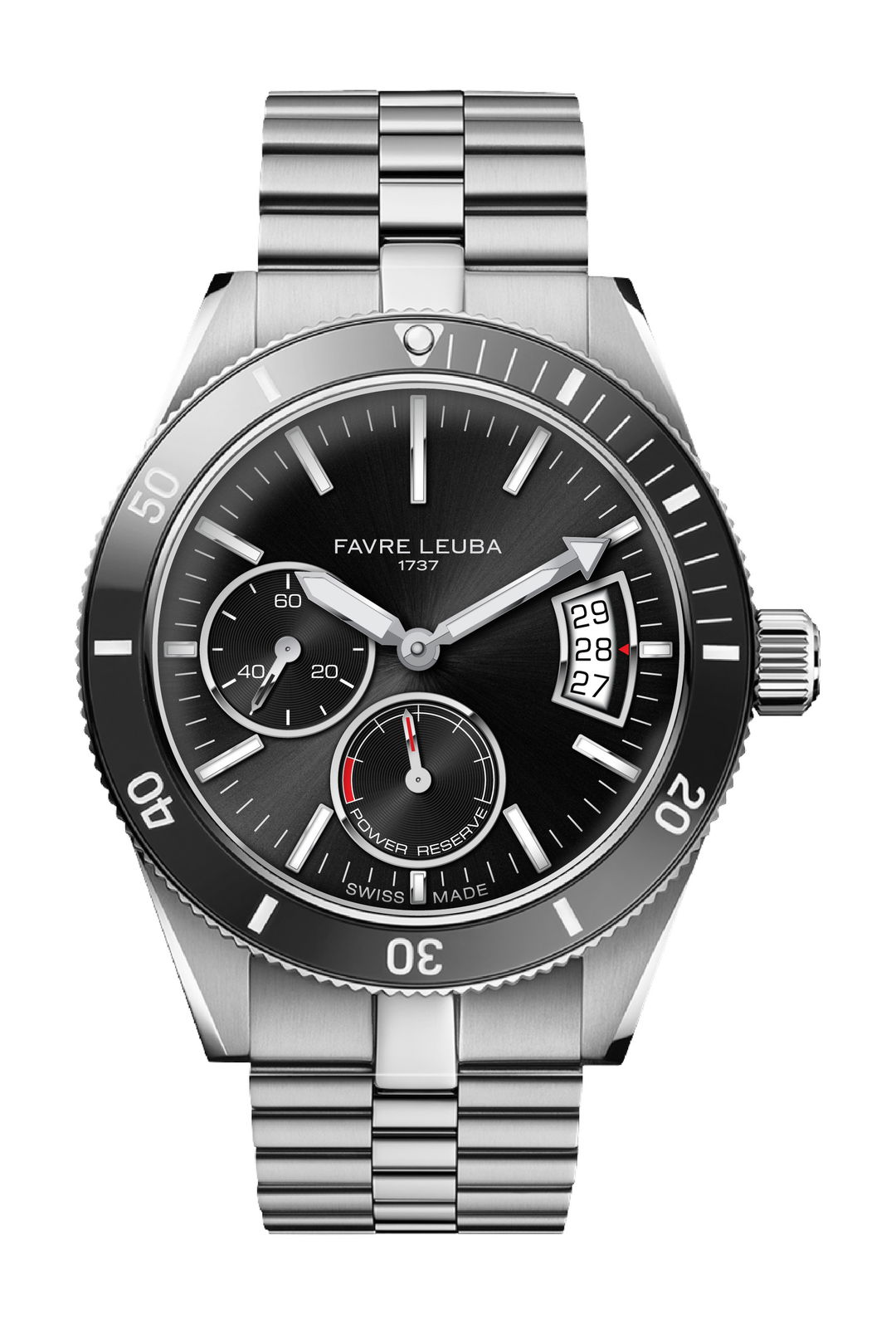 Favre Leuba Deep Raider Power Reserve Black – $2,900