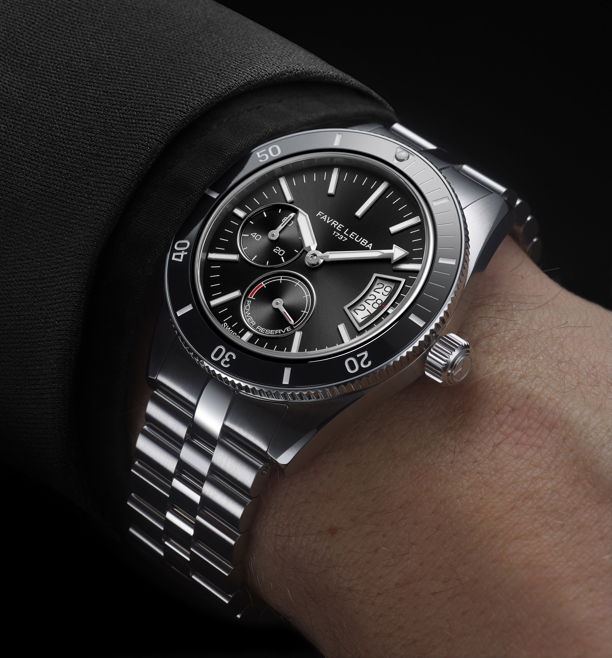 Favre Leuba Deep Raider Power Reserve Black