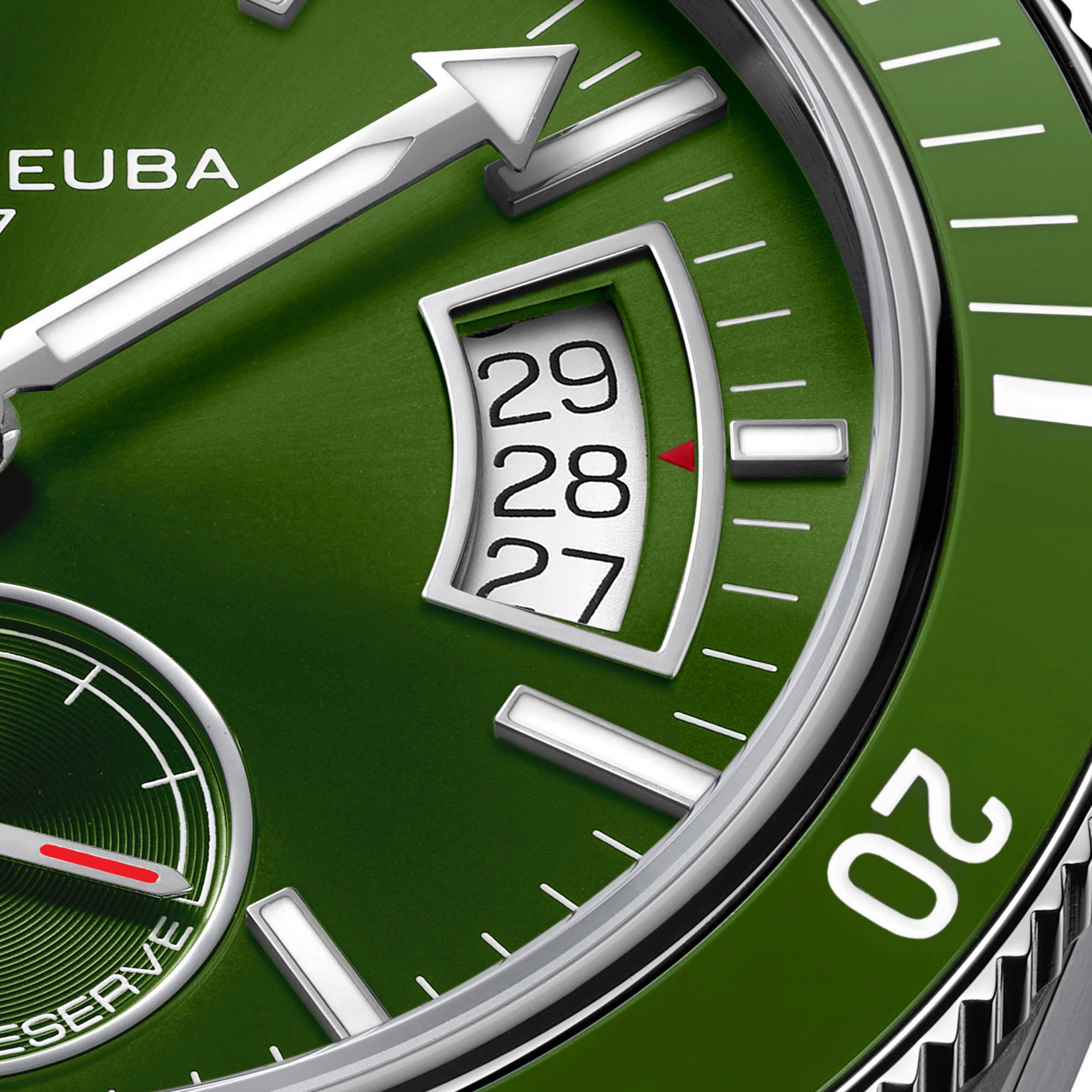 Favre Leuba Deep Raider Power Reserve Green – The Watch Pages