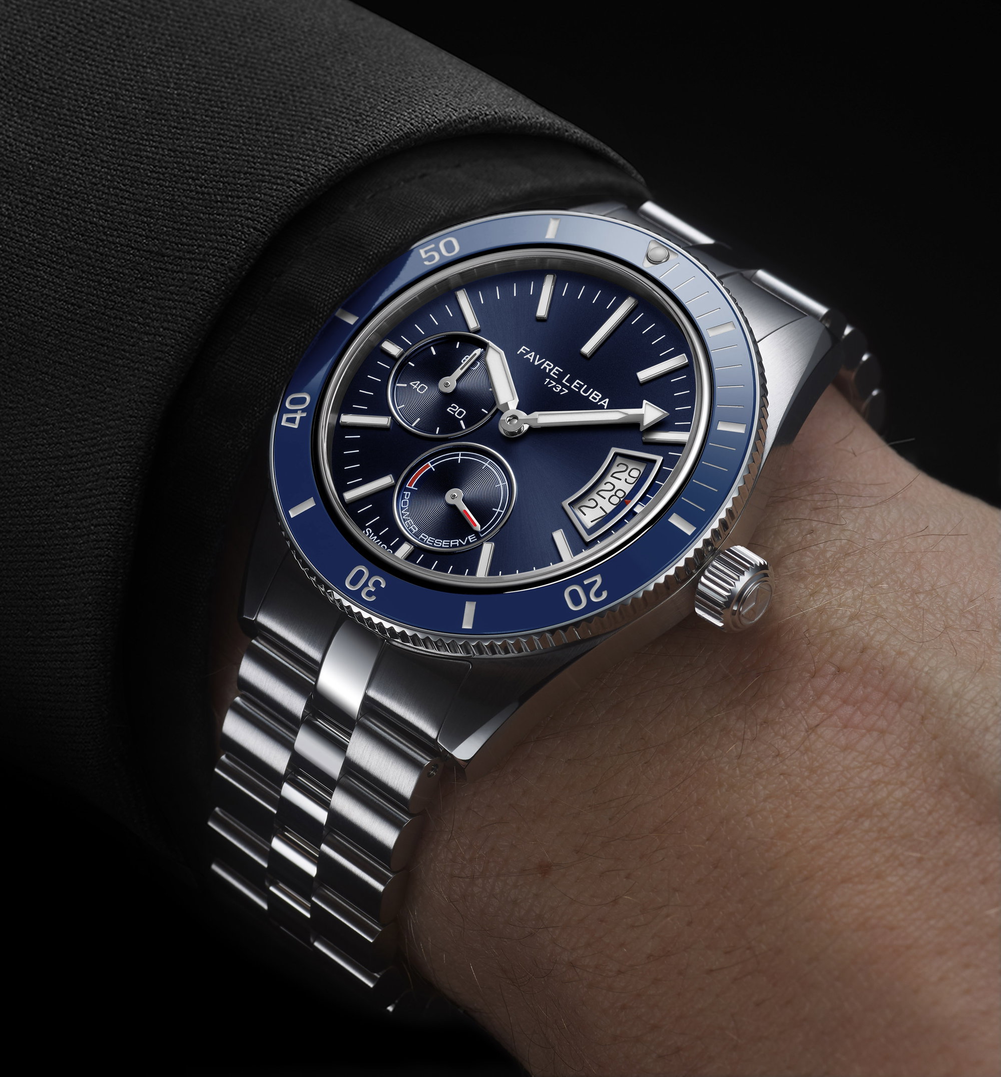 Favre Leuba Deep Raider Power Reserve Blue
