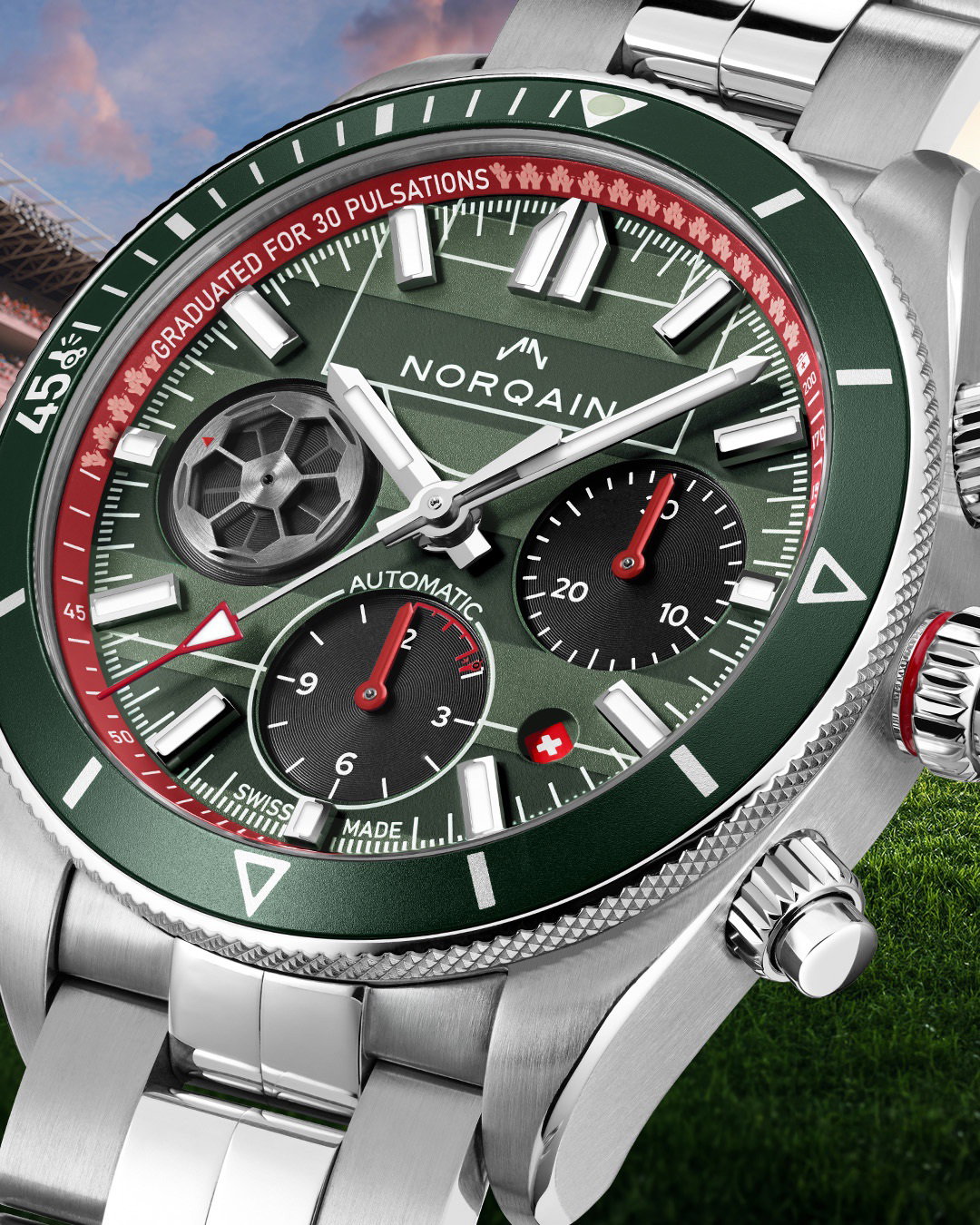 NORQAIN Adventure Chrono 41 Swiss Football National Team Limited