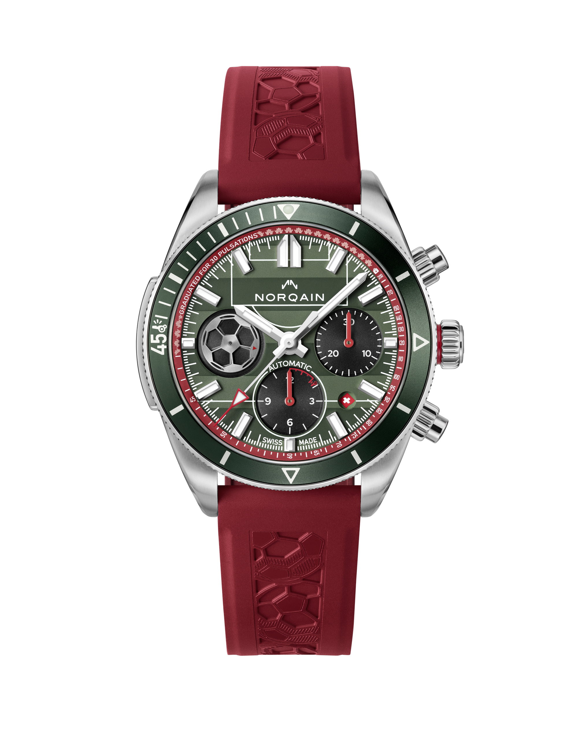 ジーノ NORQAIN Adventure Chrono 41 Swiss Football National Team Limited